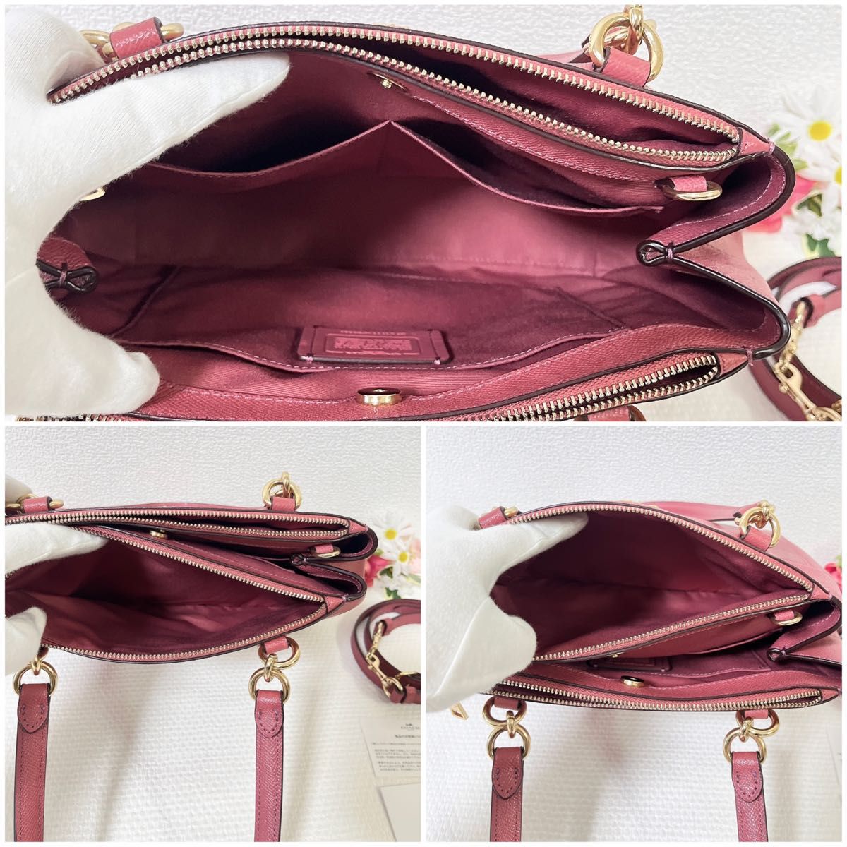 未使用に近い COACH コーチ ショルダーバッグ 2WAY トートバッグ 未使用に近い COACH コーチ ショルダーバッグ 2WAY トートバッグ