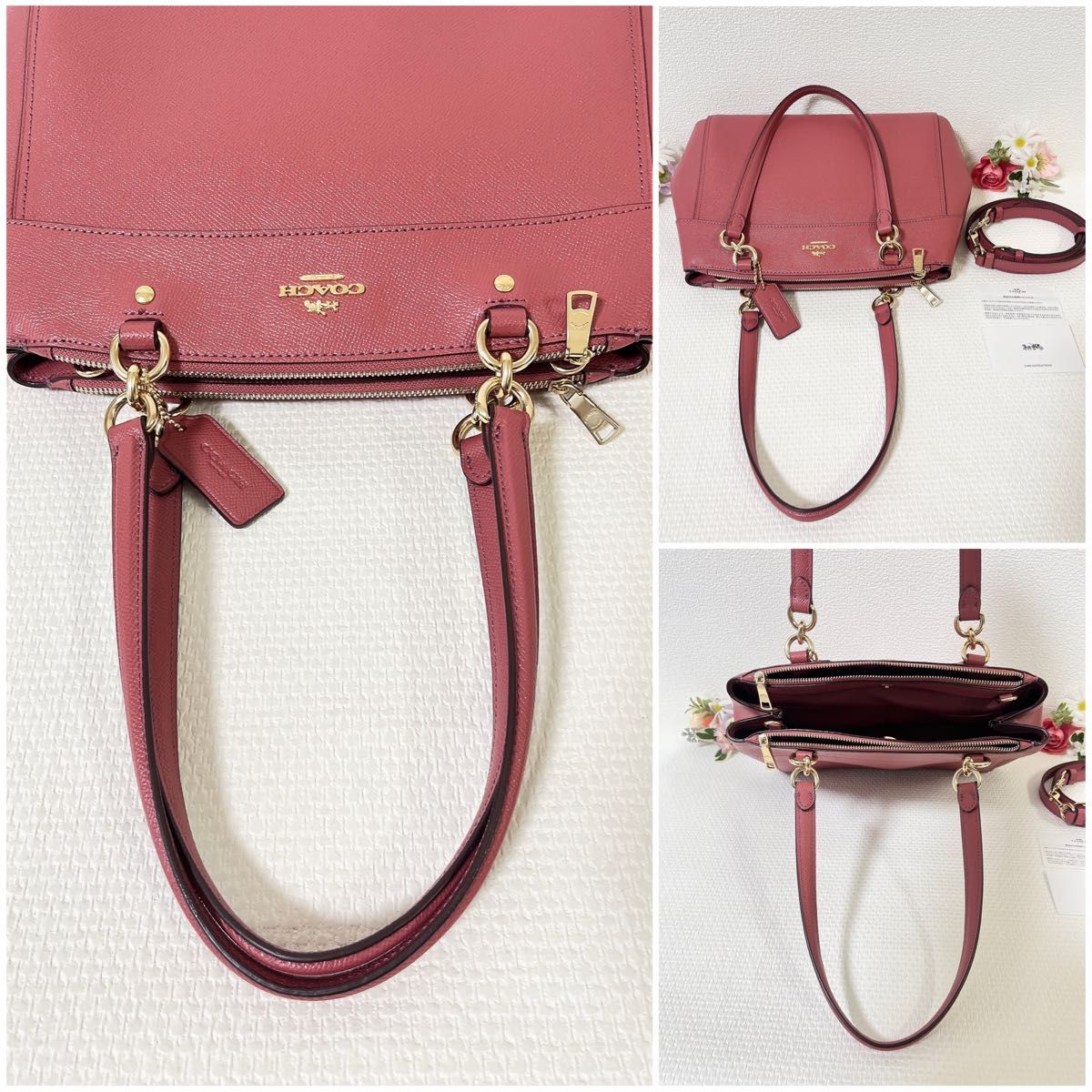 未使用に近い COACH コーチ ショルダーバッグ 2WAY トートバッグ 未使用に近い COACH コーチ ショルダーバッグ 2WAY トートバッグ