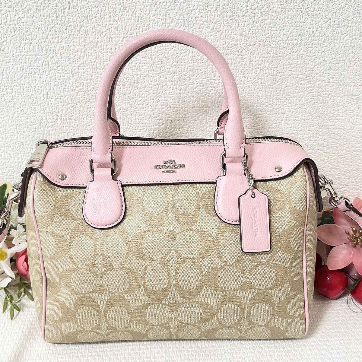COACH コーチ ショルダーバッグ 2WAY ハンドバッグ ミニボストン COACH コーチ ショルダーバッグ 2WAY ハンドバッグ ミニボストン
