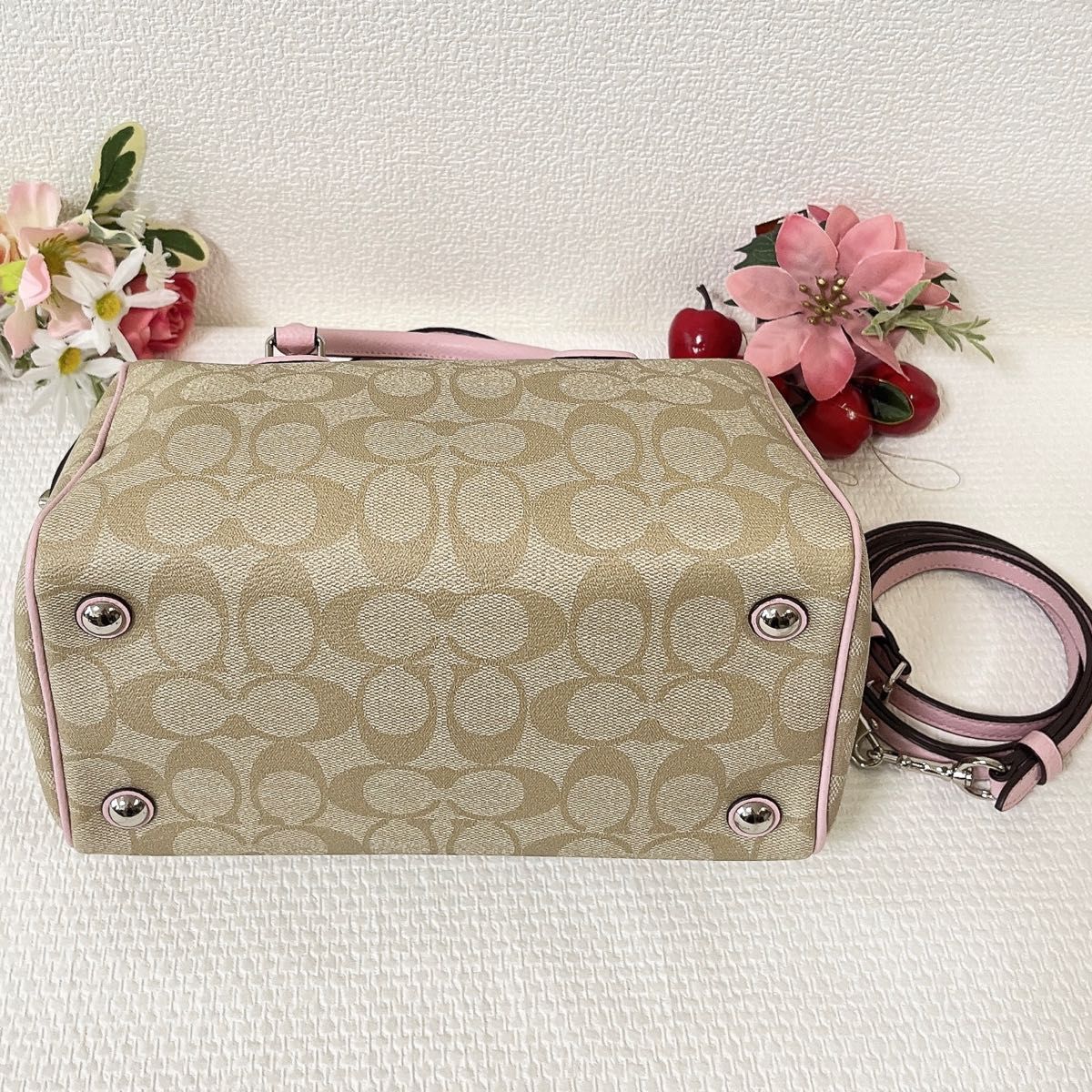 COACH コーチ ショルダーバッグ 2WAY ハンドバッグ ミニボストン COACH コーチ ショルダーバッグ 2WAY ハンドバッグ ミニボストン