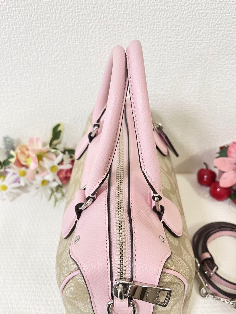 COACH コーチ ショルダーバッグ 2WAY ハンドバッグ ミニボストン COACH コーチ ショルダーバッグ 2WAY ハンドバッグ ミニボストン