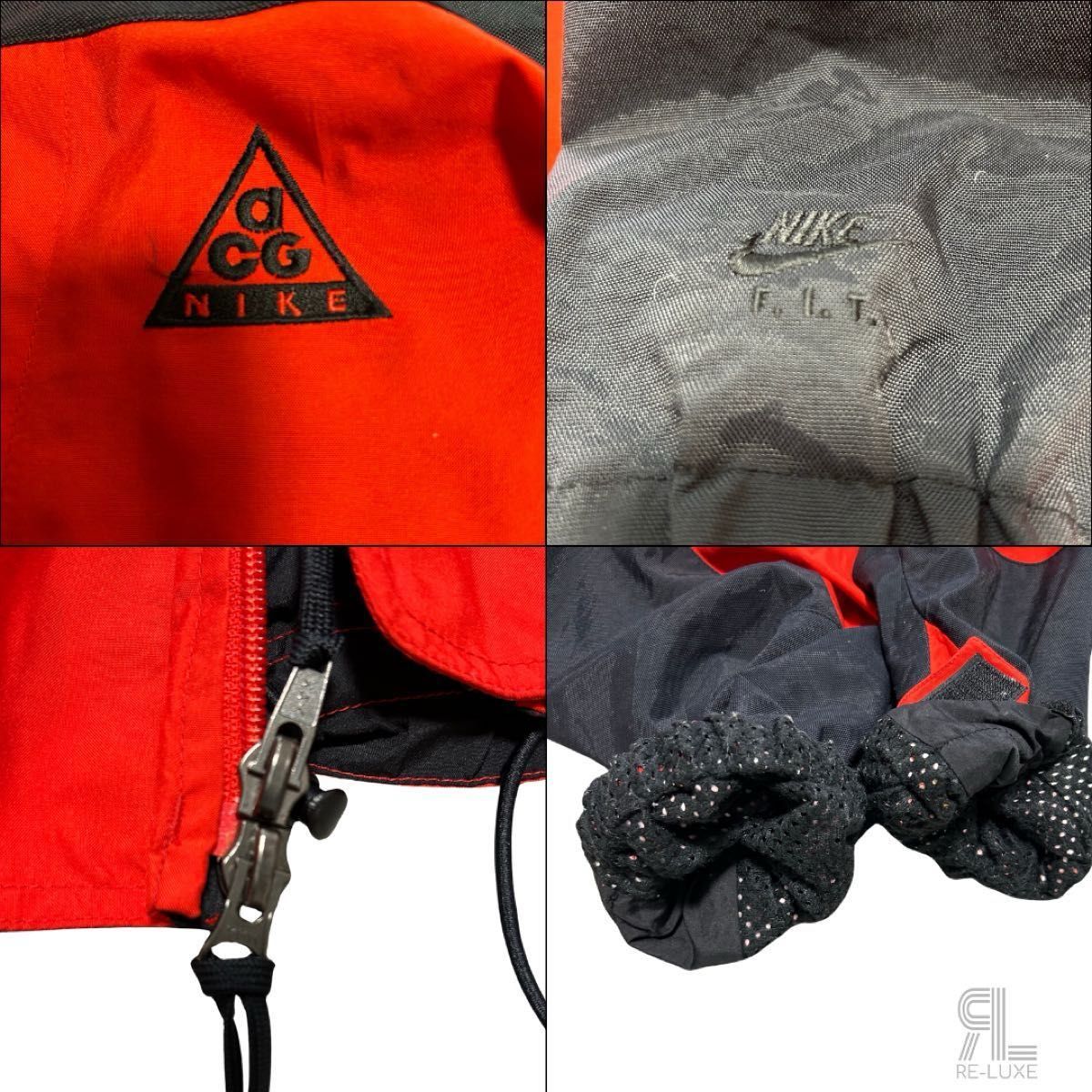90s ヴィンテージ NIKE ACG ナイロンジャケット 赤/黒|Yahoo 90s ヴィンテージ NIKE ACG ナイロンジャケット 赤/黒|Yahoo