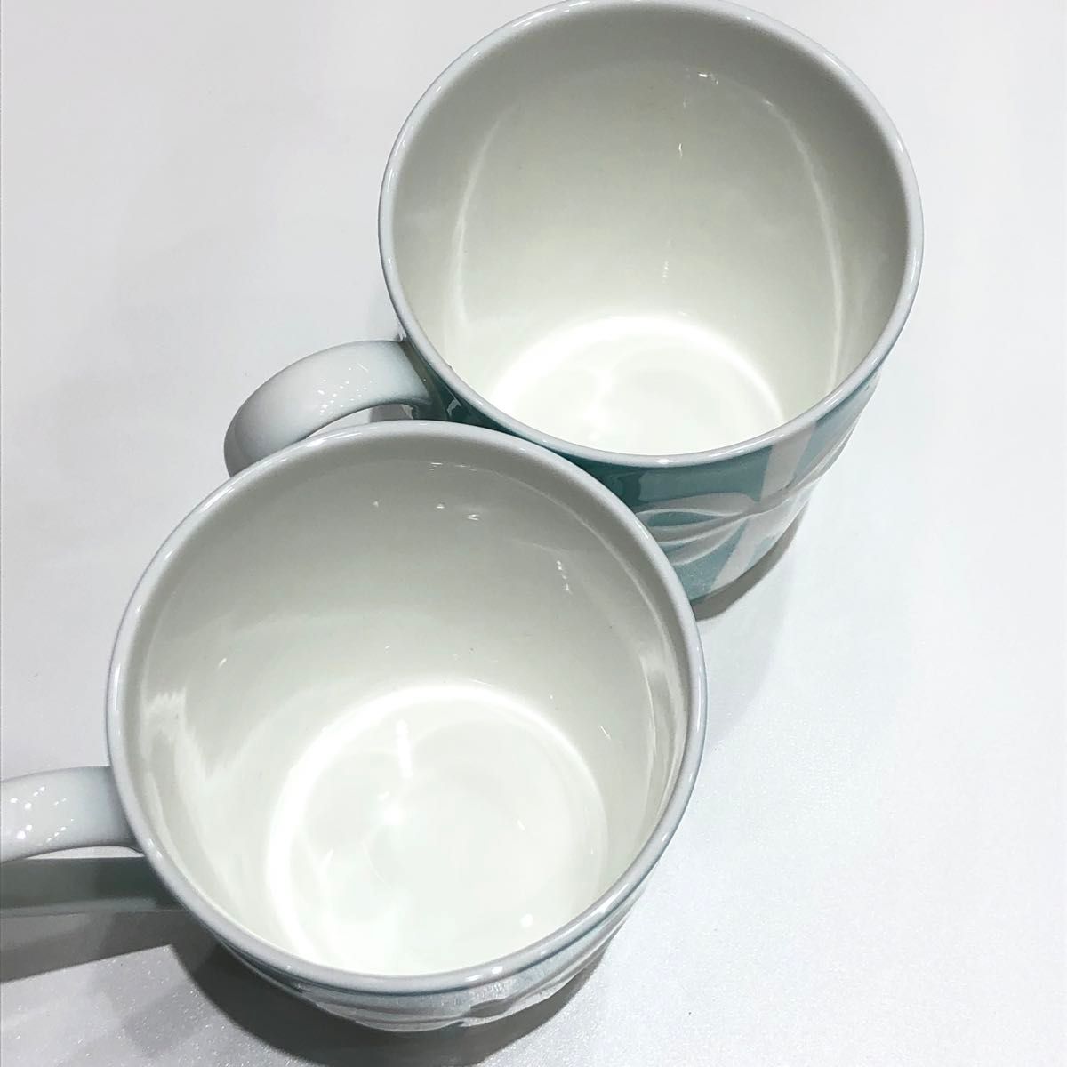 Tiffany】ティファニー ブルーリボン ペアマグカップ 箱付き Tiffany】ティファニー ブルーリボン ペアマグカップ 箱付き