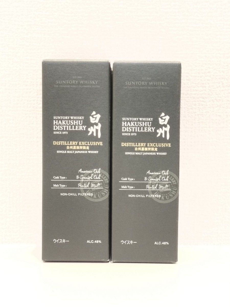 未開封】白州蒸留所限定 シングルモルトウイスキー 180ml 2本 未開封】白州蒸留所限定 シングルモルトウイスキー 180ml 2本