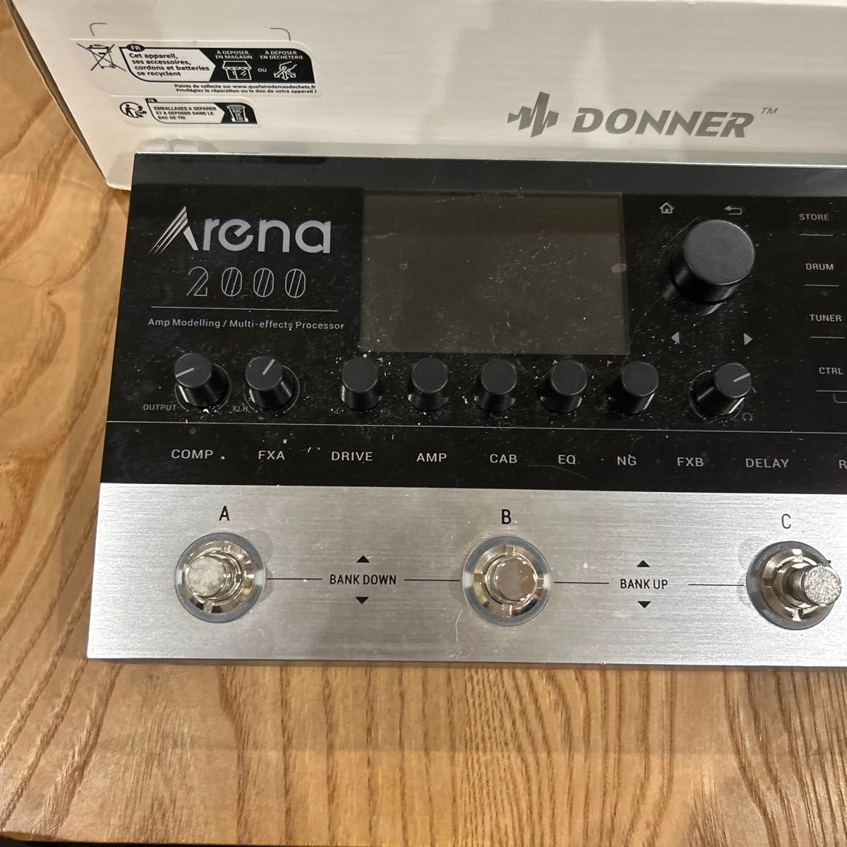 DONNER Arena 2000 マルチエフェクター アンプモデラー 美品 DONNER Arena 2000 マルチエフェクター アンプモデラー 美品