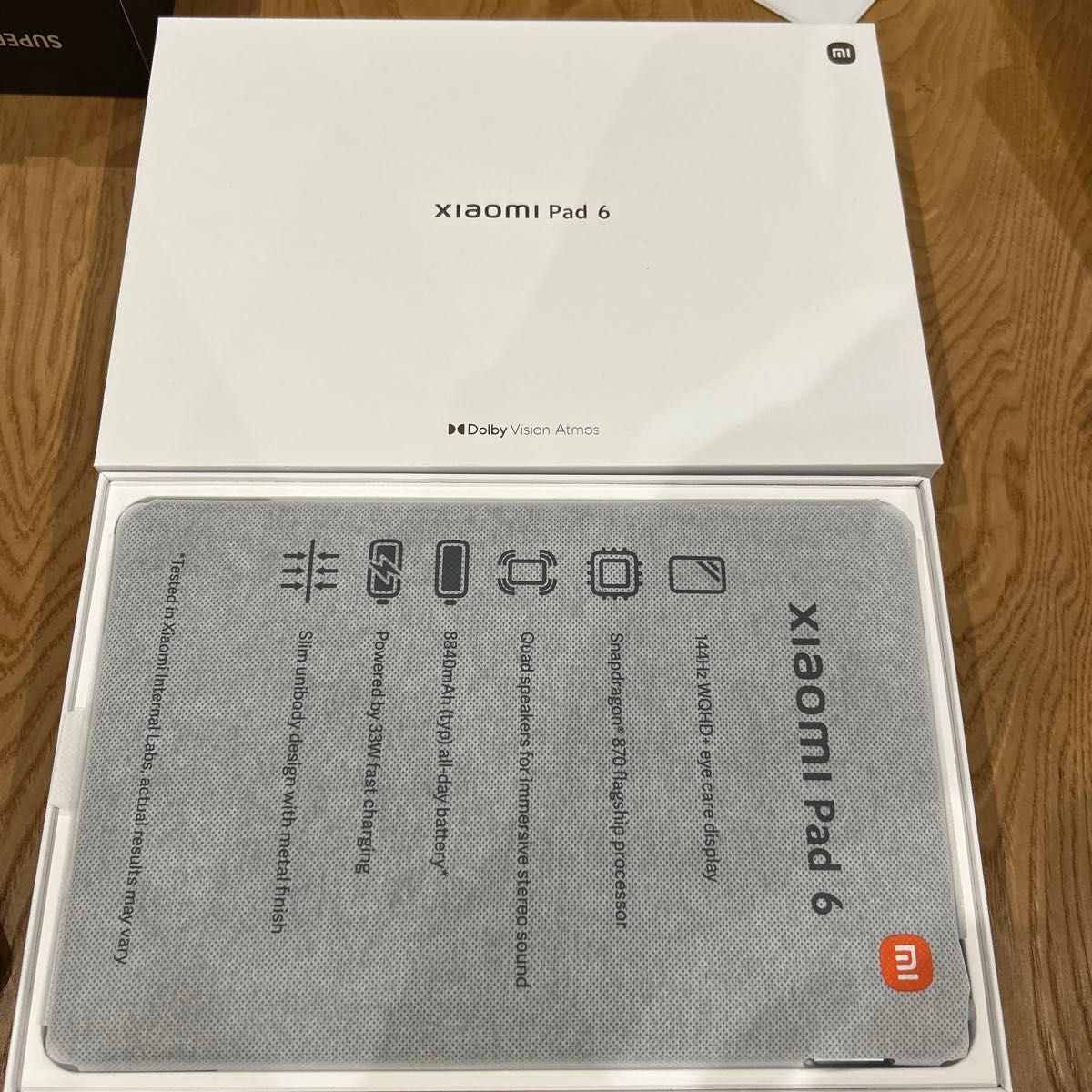 ほぼ新品】Xiaomi Pad 6 タブレット ブルー 動作確認のみ 付属品 ほぼ新品】Xiaomi Pad 6 タブレット ブルー 動作確認のみ 付属品