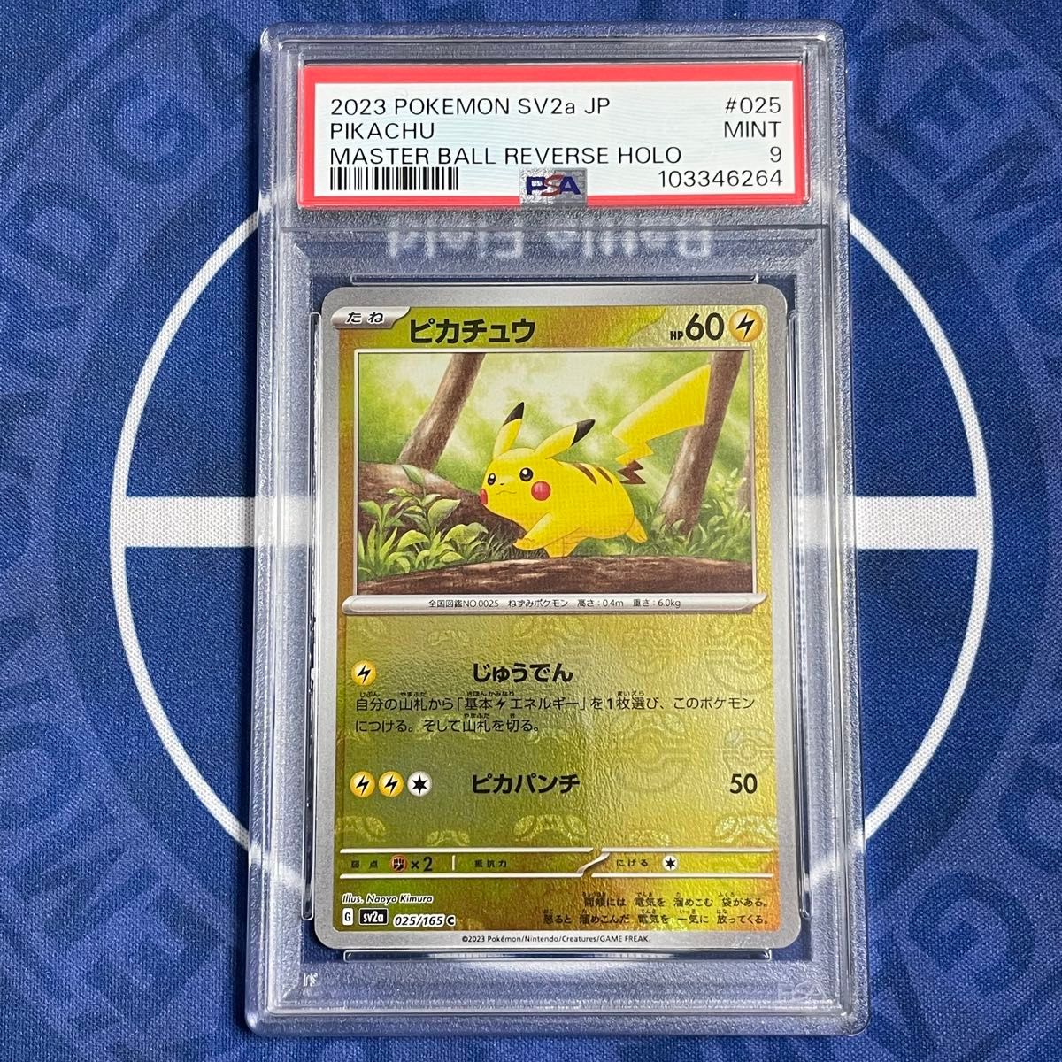 PSA9】ピカチュウ マスターボールミラー【ポケモンカード】151 PSA9】ピカチュウ マスターボールミラー【ポケモンカード】151