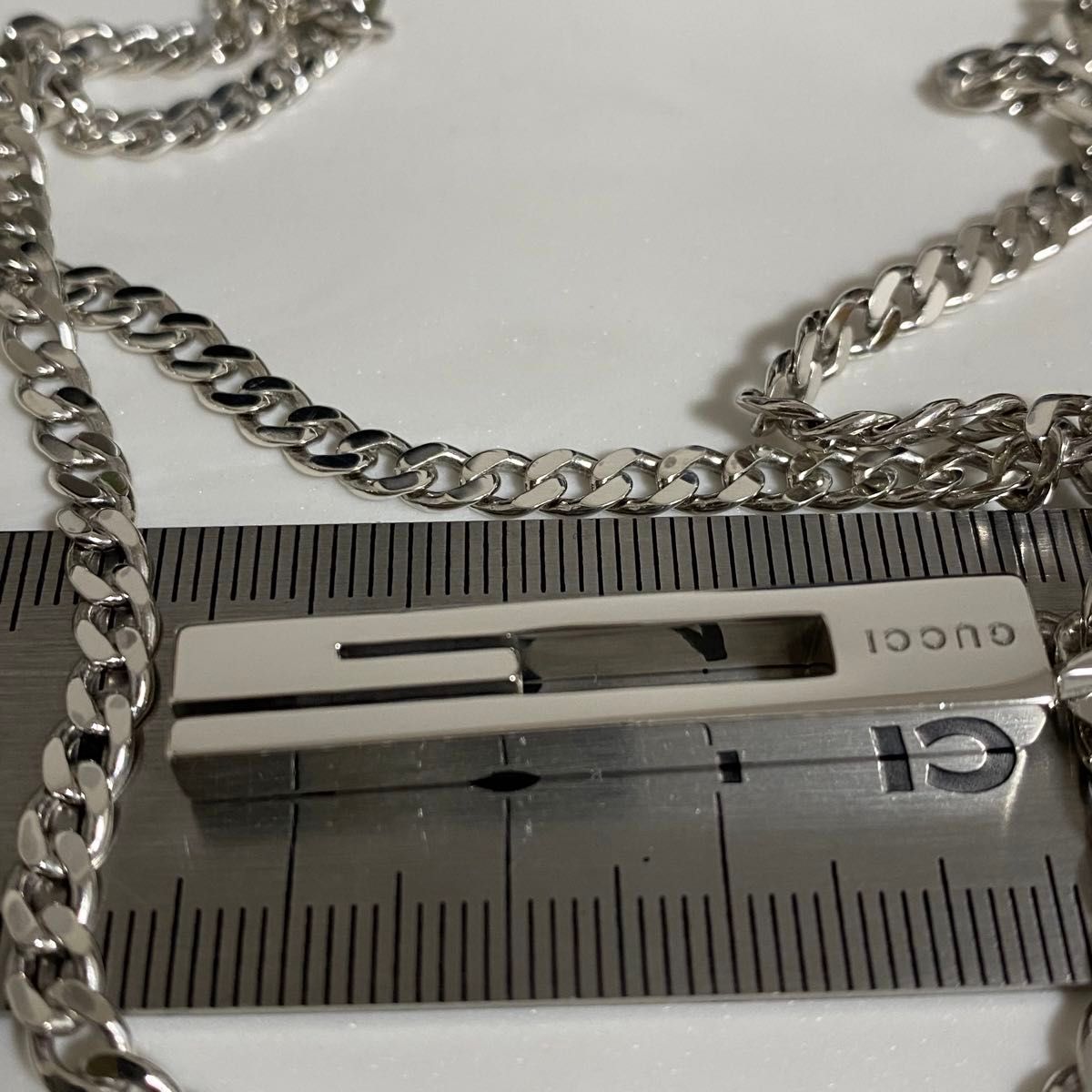 GUCCI 新品同様品 ラージタイプ カットアウトGネックレス 喜平 GUCCI 新品同様品 ラージタイプ カットアウトGネックレス 喜平