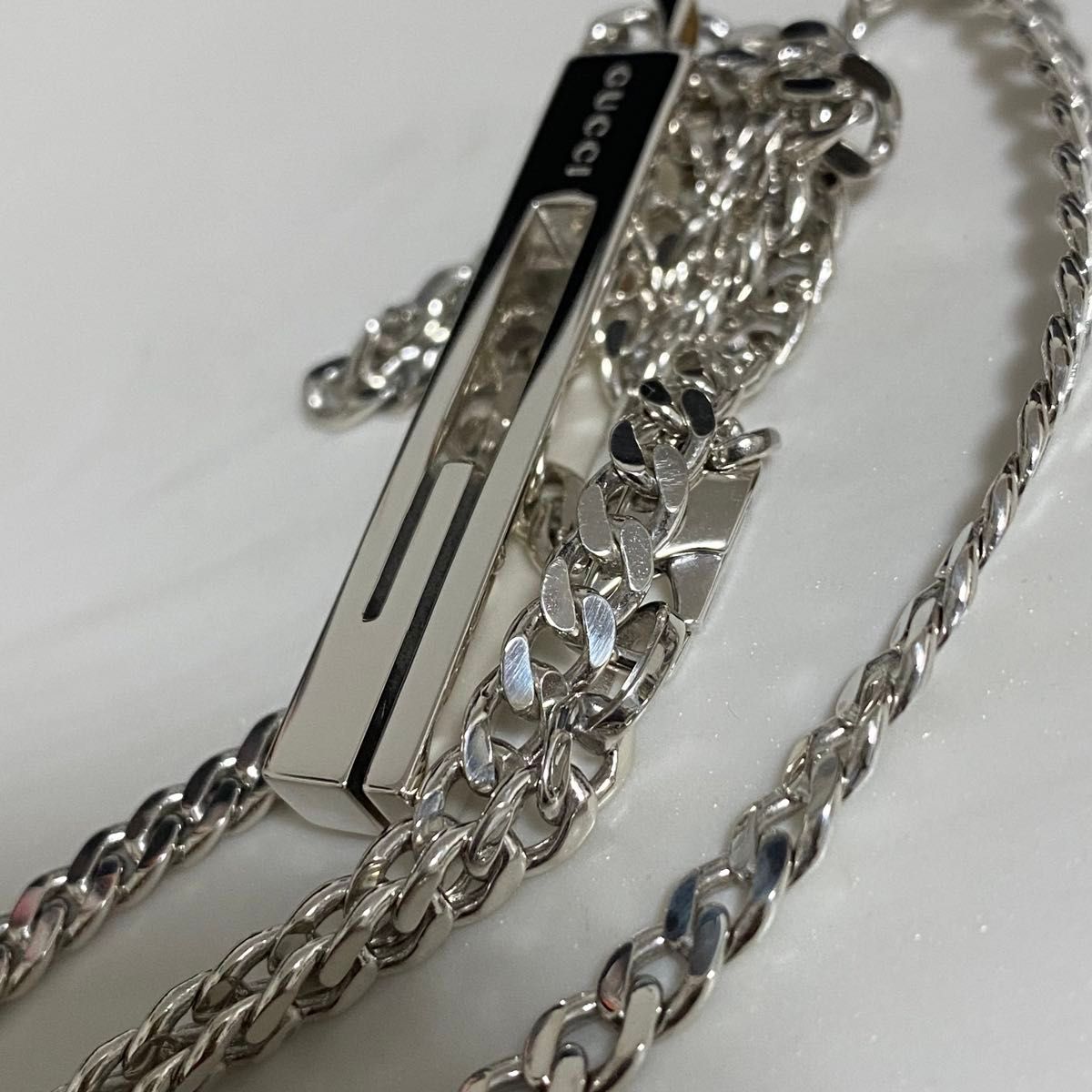 GUCCI 新品同様品 ラージタイプ カットアウトGネックレス 喜平 GUCCI 新品同様品 ラージタイプ カットアウトGネックレス 喜平