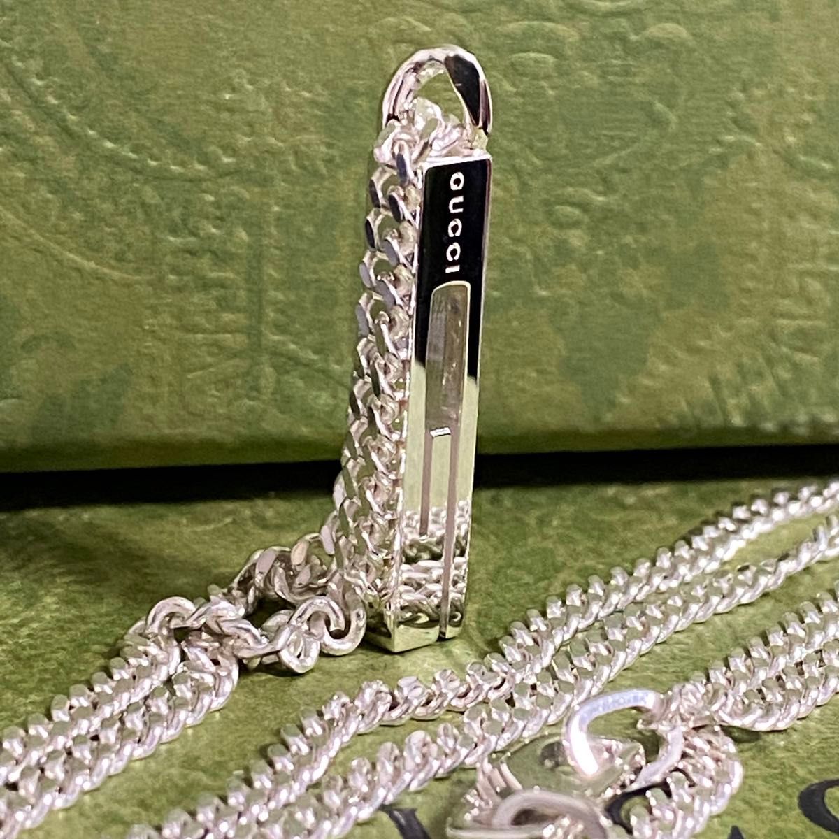 GUCCI 新品同様品 カットアウトGネックレス 喜平チェーン 極美品 GUCCI 新品同様品 カットアウトGネックレス 喜平チェーン 極美品