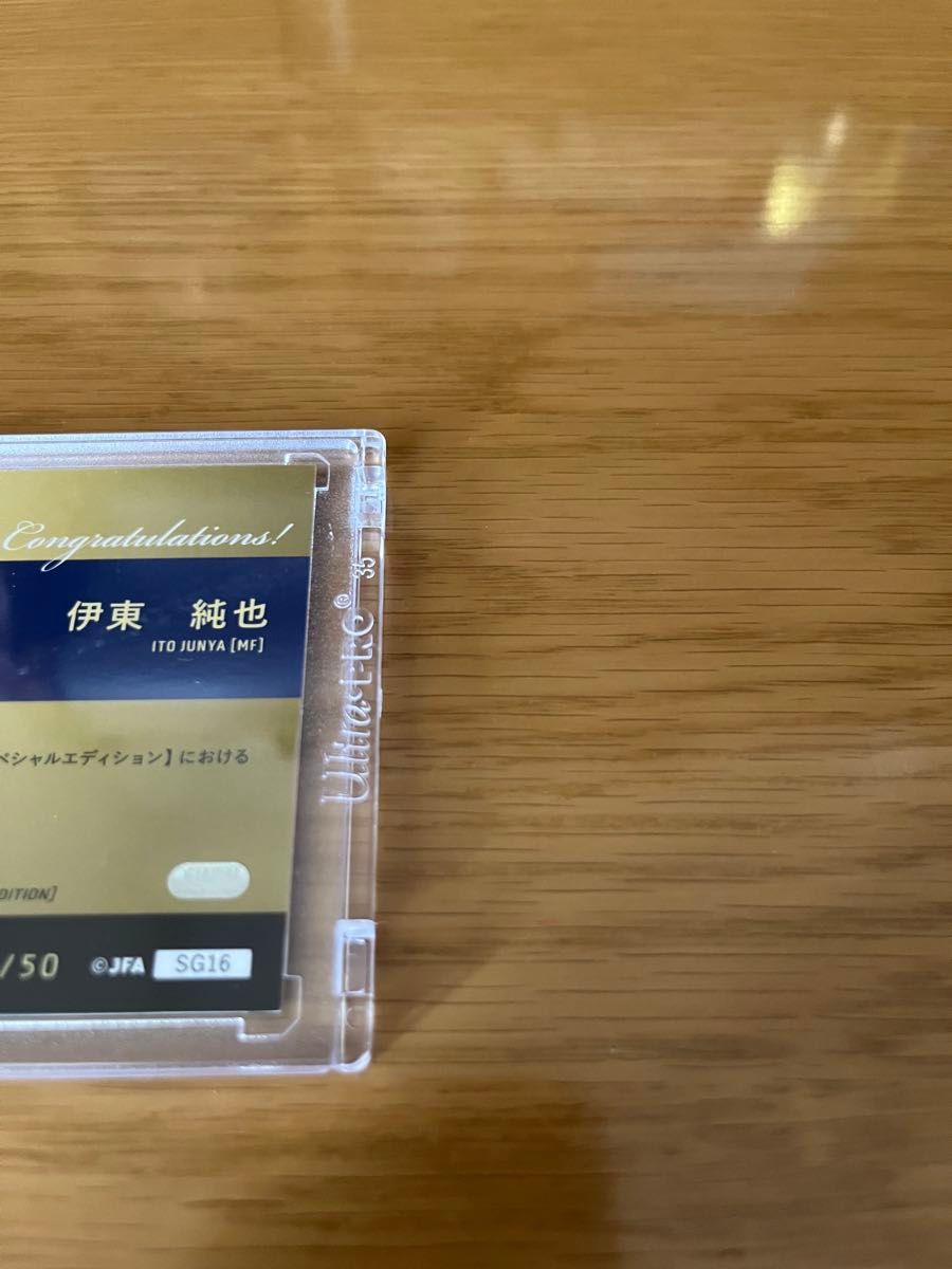 伊東純也 EPOCH 2021 Authentic Autographed Card 直筆サイン 伊東純也 EPOCH 2021 Authentic Autographed Card 直筆サイン