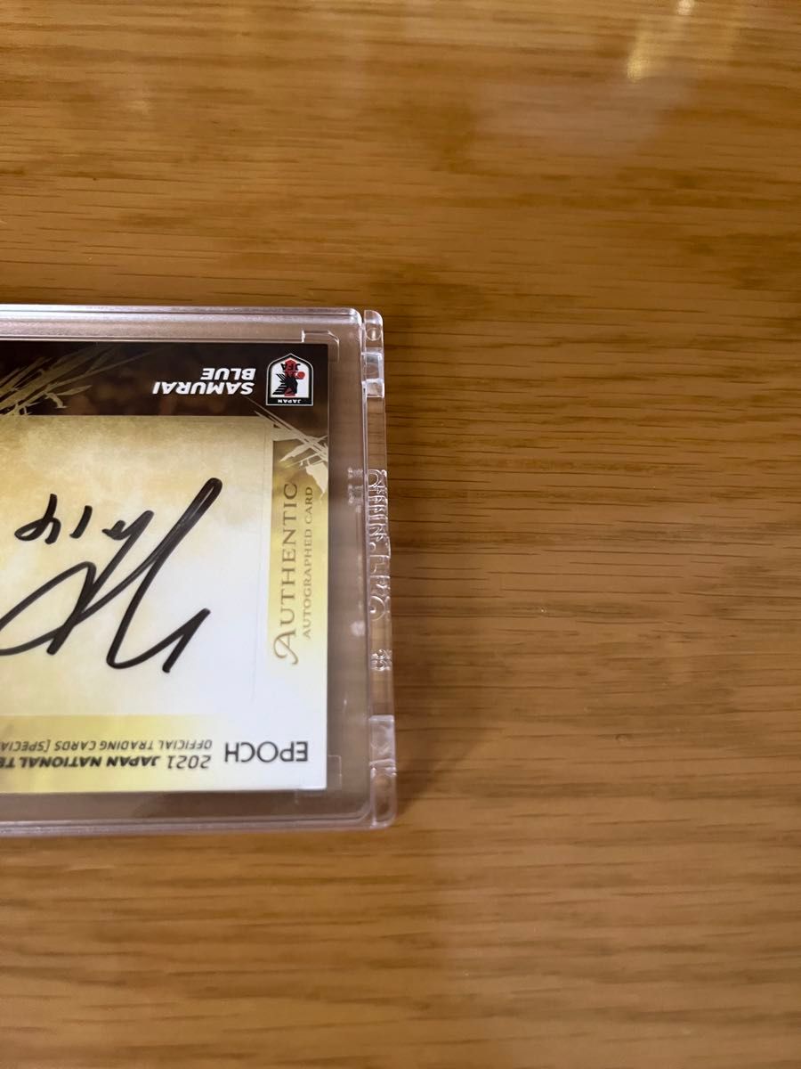 伊東純也 EPOCH 2021 Authentic Autographed Card 直筆サイン 伊東純也 EPOCH 2021 Authentic Autographed Card 直筆サイン