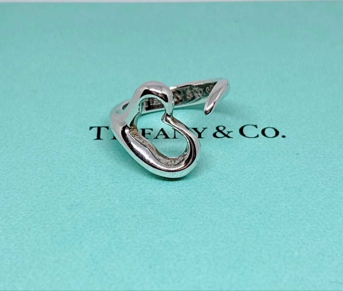 美品 TIFFANY Co ティファニー エルサペレッティ オープンハート 美品 TIFFANY Co ティファニー エルサペレッティ オープンハート