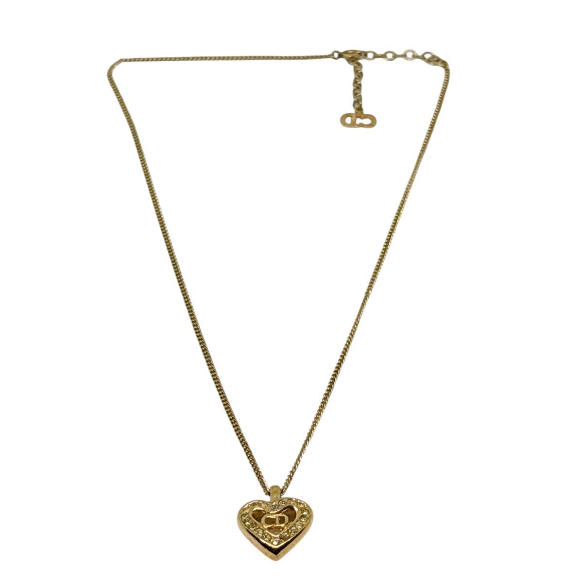 美品 Christian Dior クリスチャンディオール ハート CDロゴ 美品 Christian Dior クリスチャンディオール ハート CDロゴ