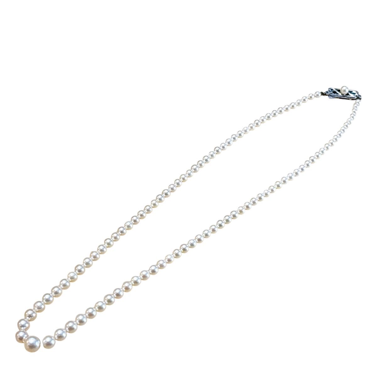 美品 希少 MIKIMOTO ミキモト ベビーパール ネックレス 美品 希少 MIKIMOTO ミキモト ベビーパール ネックレス