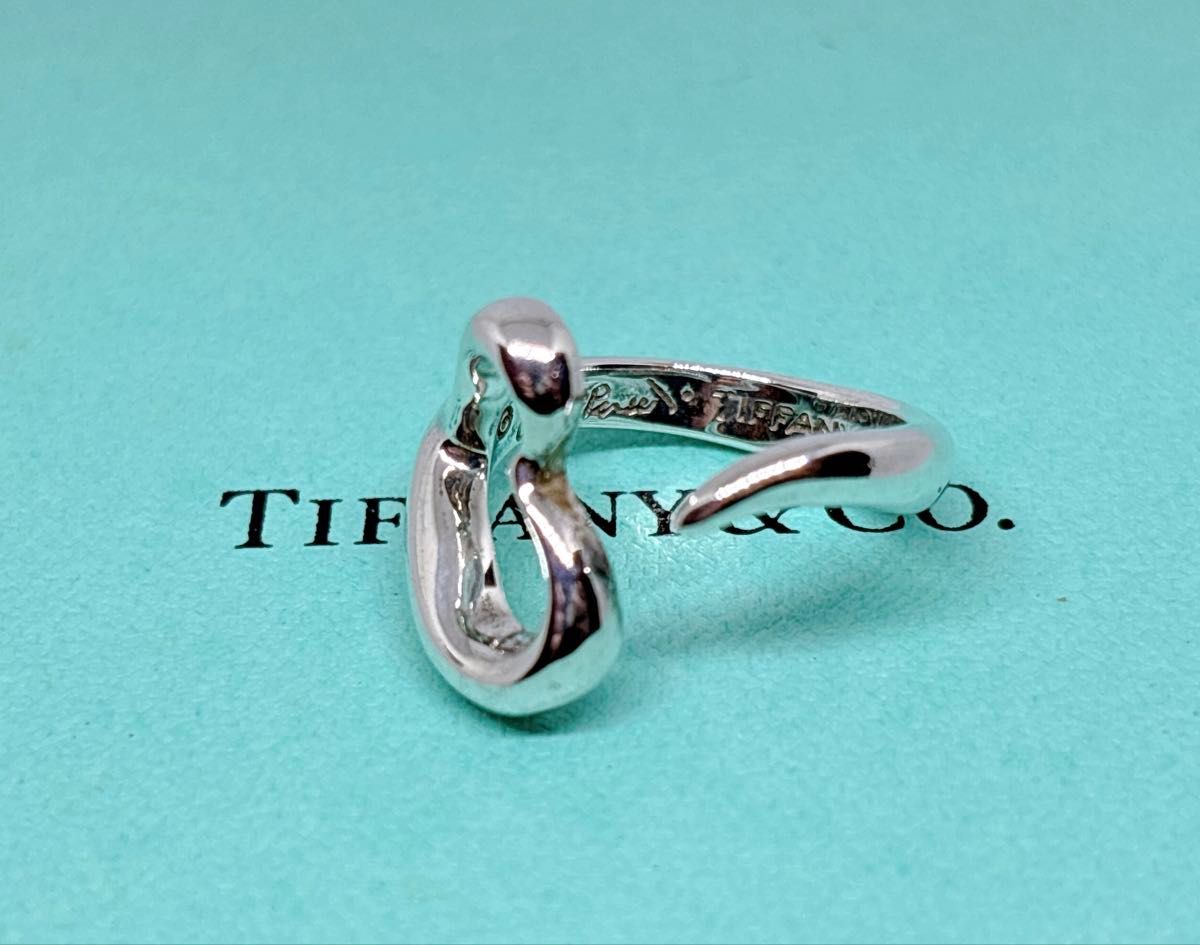 美品 TIFFANY Co ティファニー エルサペレッティ オープンハート 美品 TIFFANY Co ティファニー エルサペレッティ オープンハート