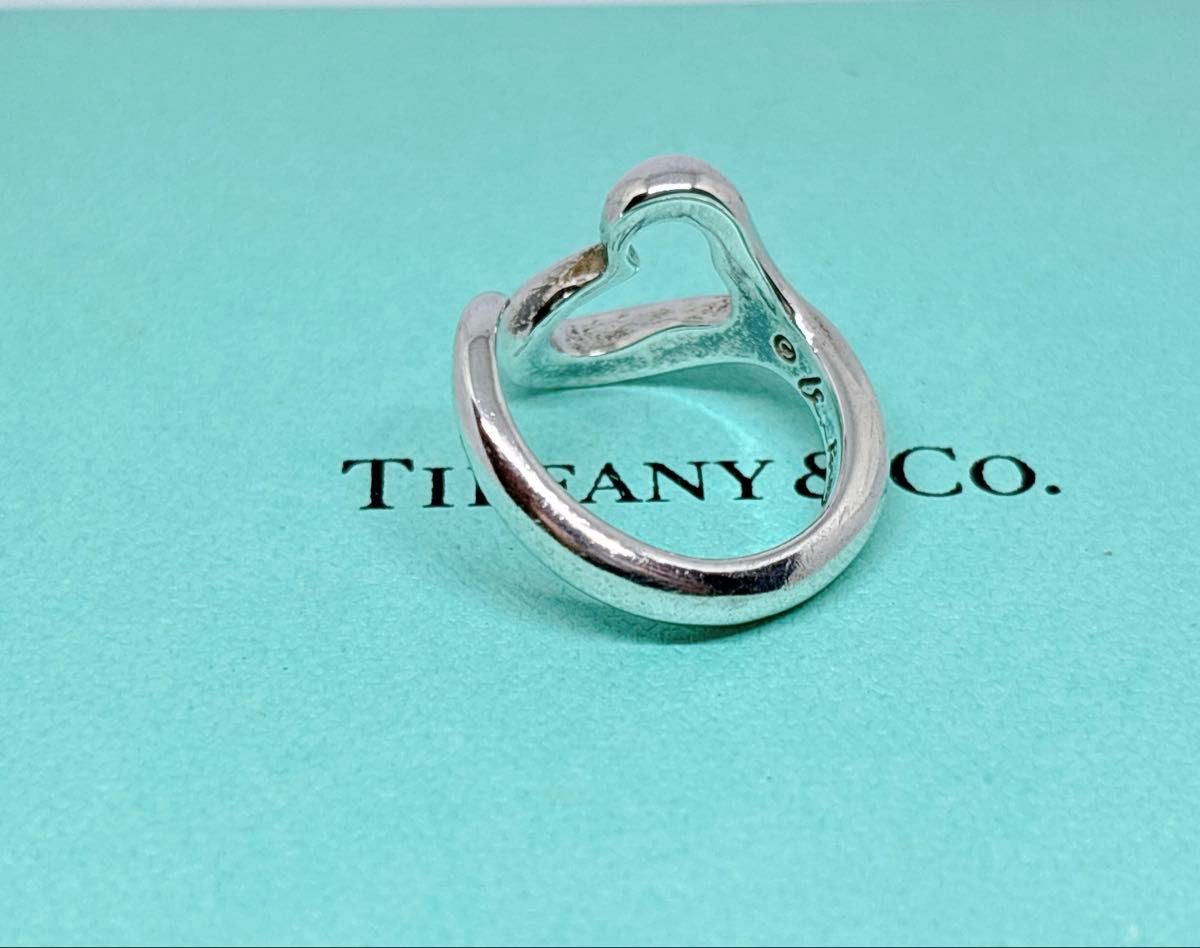 美品 TIFFANY Co ティファニー エルサペレッティ オープンハート 美品 TIFFANY Co ティファニー エルサペレッティ オープンハート