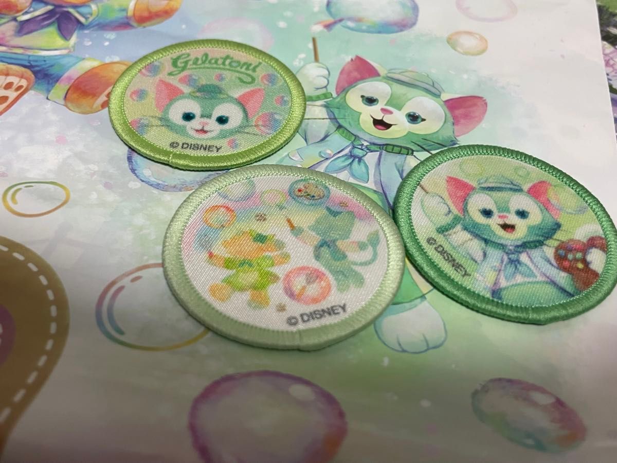 ディズニーシー ダッフィー 20周年グッズ ワッペン ジェラート3 ディズニーシー ダッフィー 20周年グッズ ワッペン ジェラート3