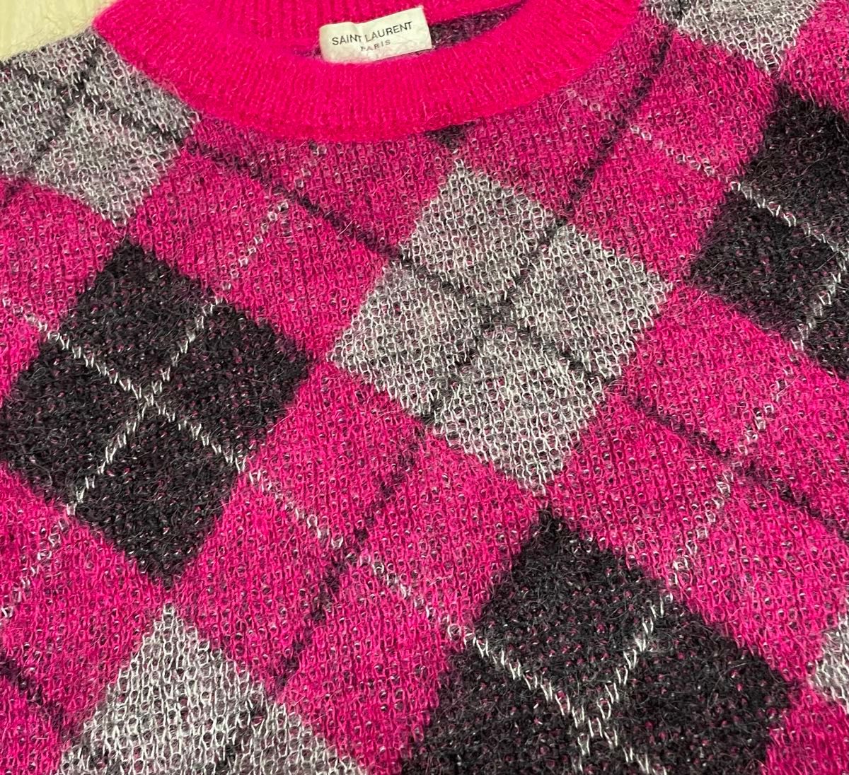 登坂広臣さん着用 14AW サンローランパリ アーガイルニット 登坂広臣さん着用 14AW サンローランパリ アーガイルニット