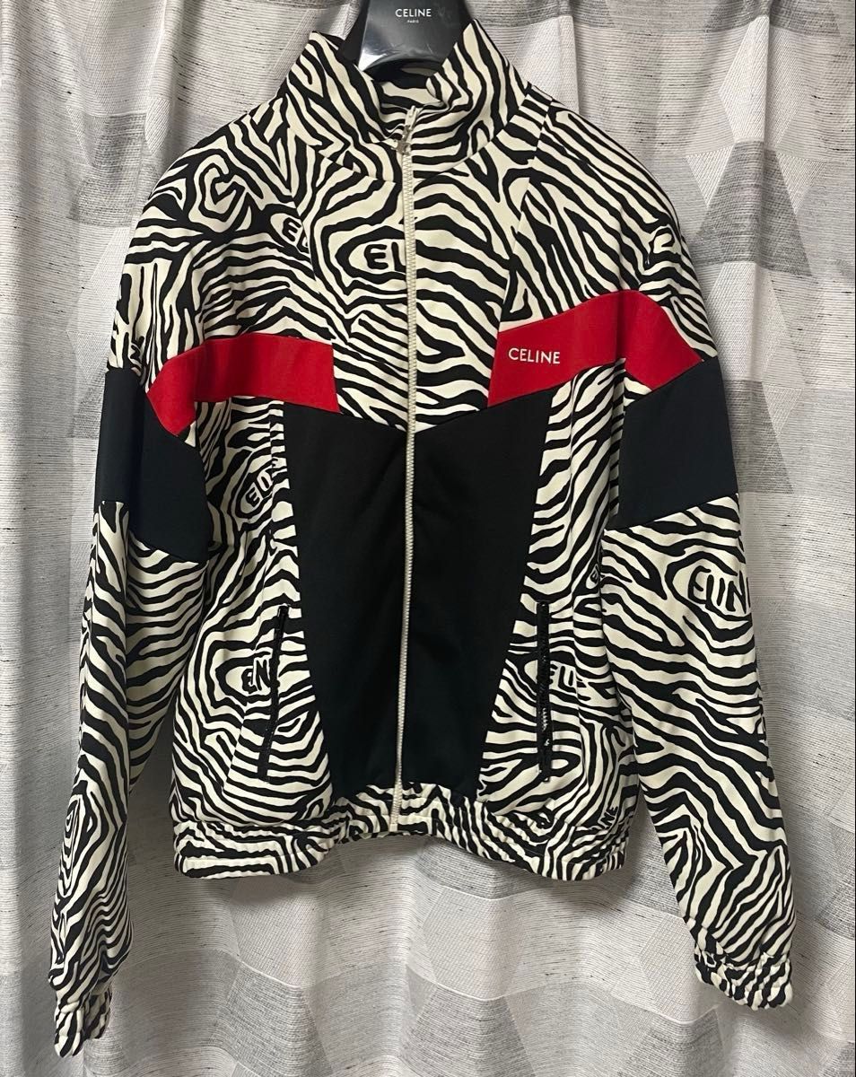22AW Celine ゼブラ柄 トラックジャケット ジャージ セリーヌ 22AW Celine ゼブラ柄 トラックジャケット ジャージ セリーヌ
