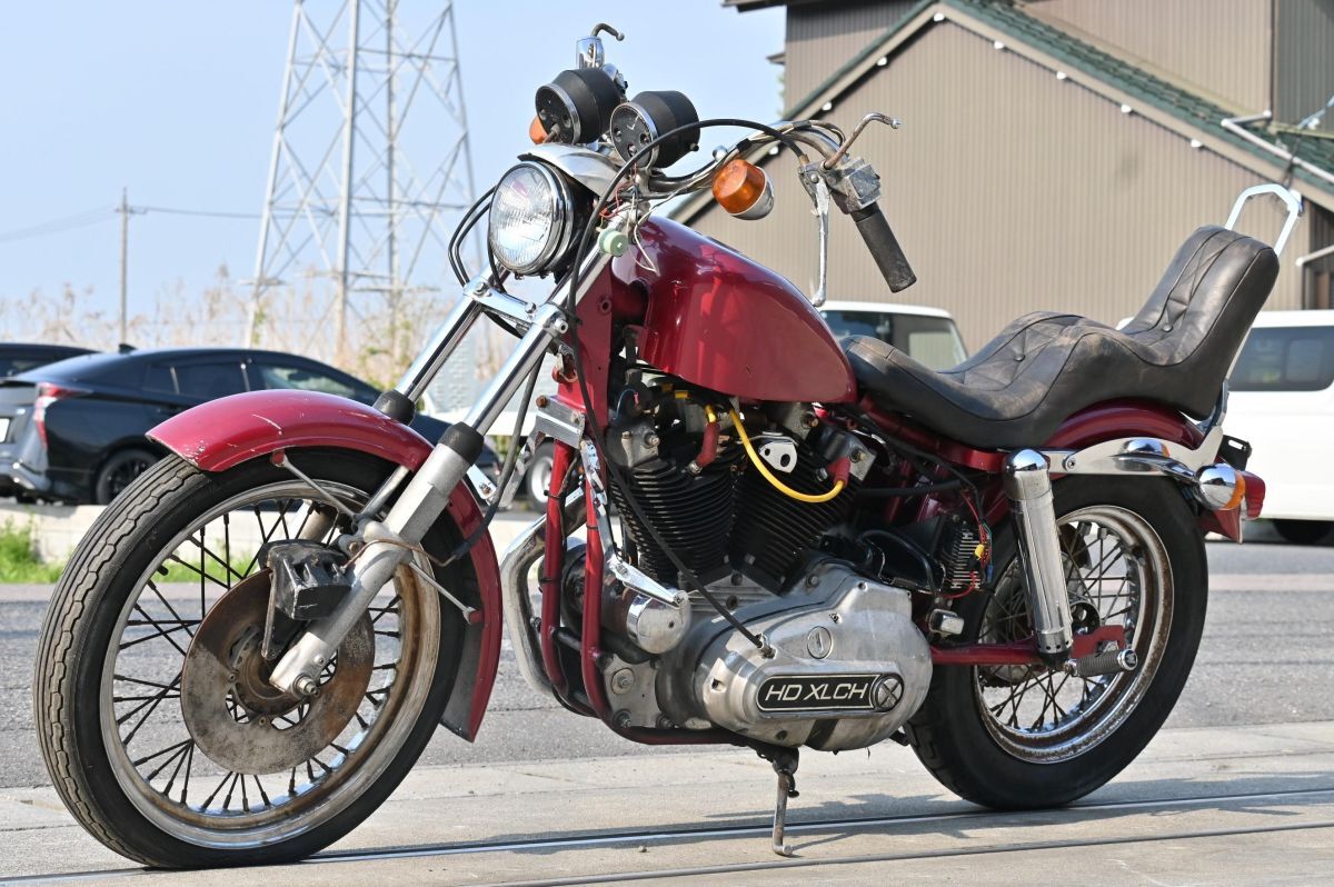 HD0013 当時物 1974年 XLCH1000 書類付き レストアベース 0004 HD0013 当時物 1974年 XLCH1000 書類付き レストアベース 0004