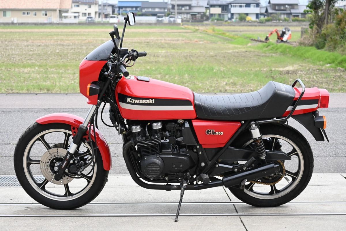K1129 当時物 最終型 Z550FX エンジン実働 ベース 0268 検 K1129 当時物 最終型 Z550FX エンジン実働 ベース 0268 検