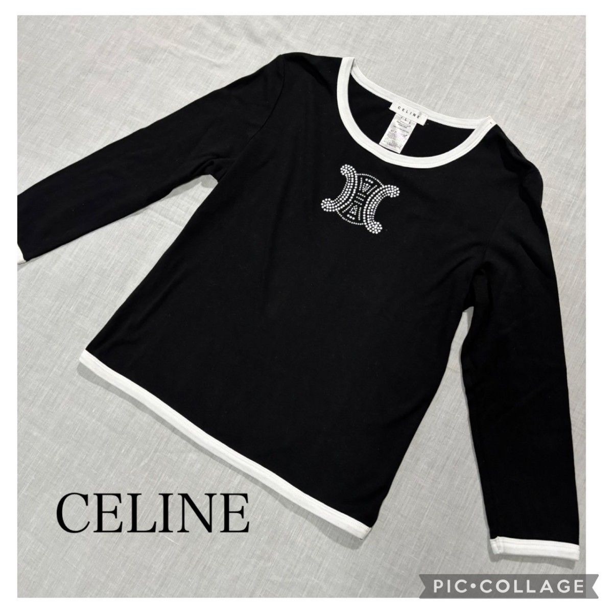 CELINEセリーヌ トリオンフ 長袖Tシャツ Lサイズ|Yahoo!フリマ CELINEセリーヌ トリオンフ 長袖Tシャツ Lサイズ|Yahoo!フリマ