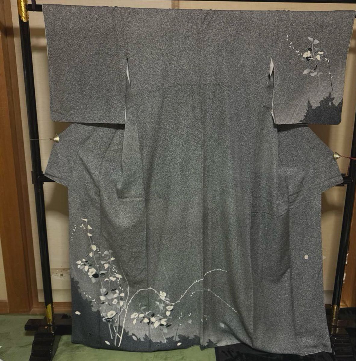 作家正絹タタキ染め友禅訪問着フルセット4点 着物+帯+帯締め+ 作家正絹タタキ染め友禅訪問着フルセット4点 着物+帯+帯締め+