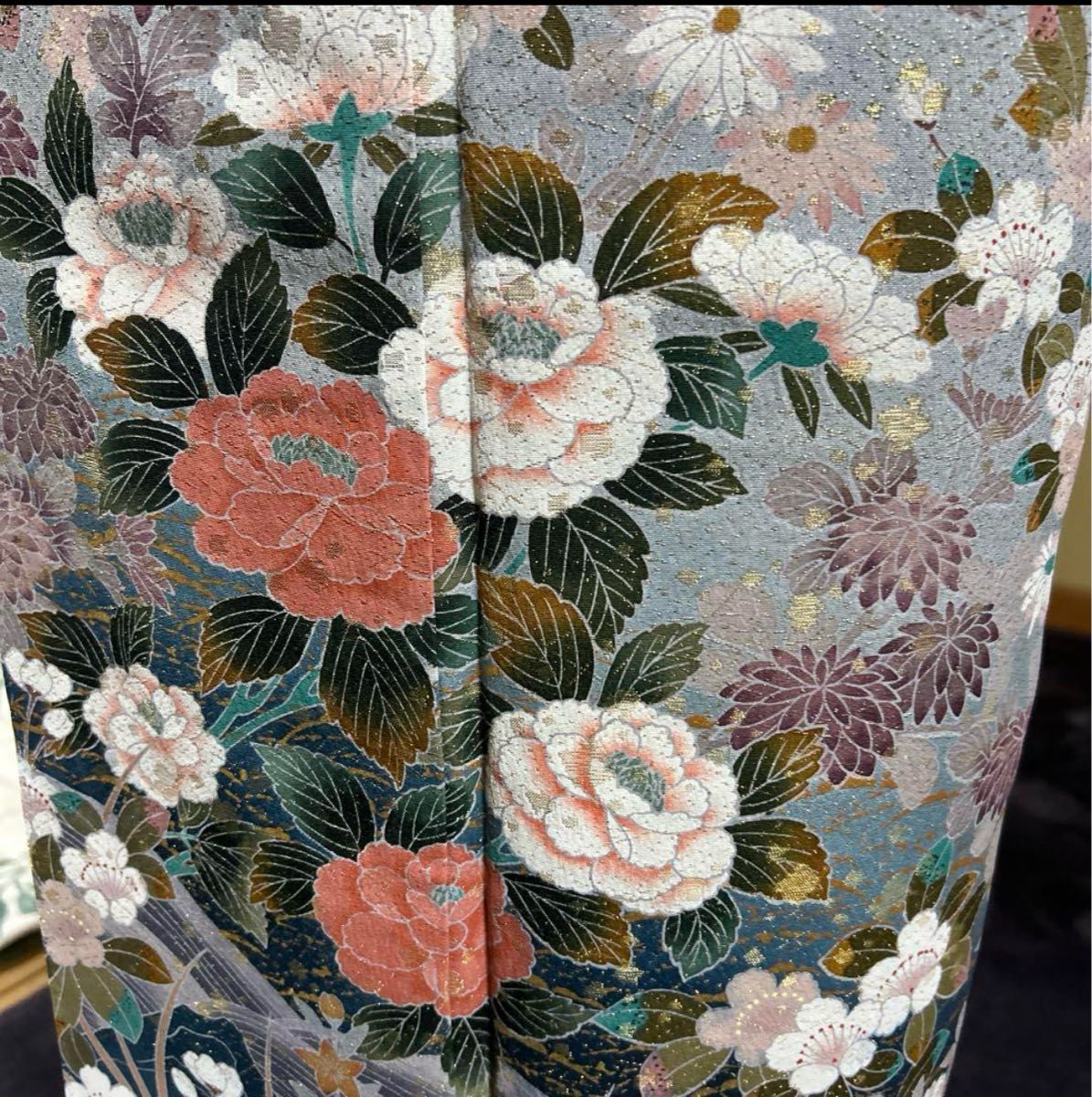 正絹作家黒留袖と西陣袋帯フルセット5点 美品着物+美品帯+帯締め 正絹作家黒留袖と西陣袋帯フルセット5点 美品着物+美品帯+帯締め