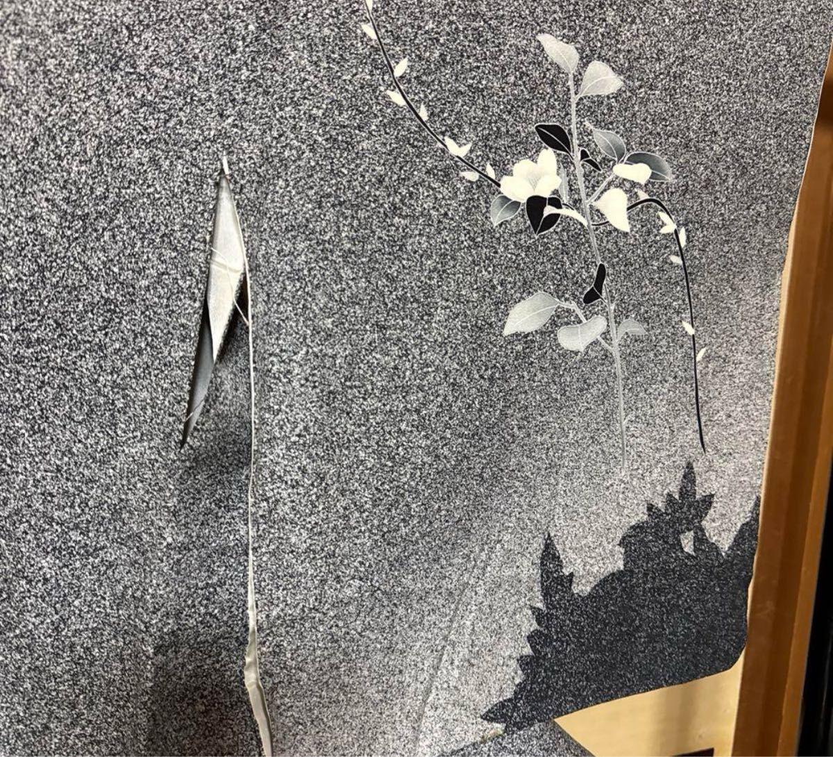 作家正絹タタキ染め友禅訪問着フルセット4点 着物+帯+帯締め+ 作家正絹タタキ染め友禅訪問着フルセット4点 着物+帯+帯締め+