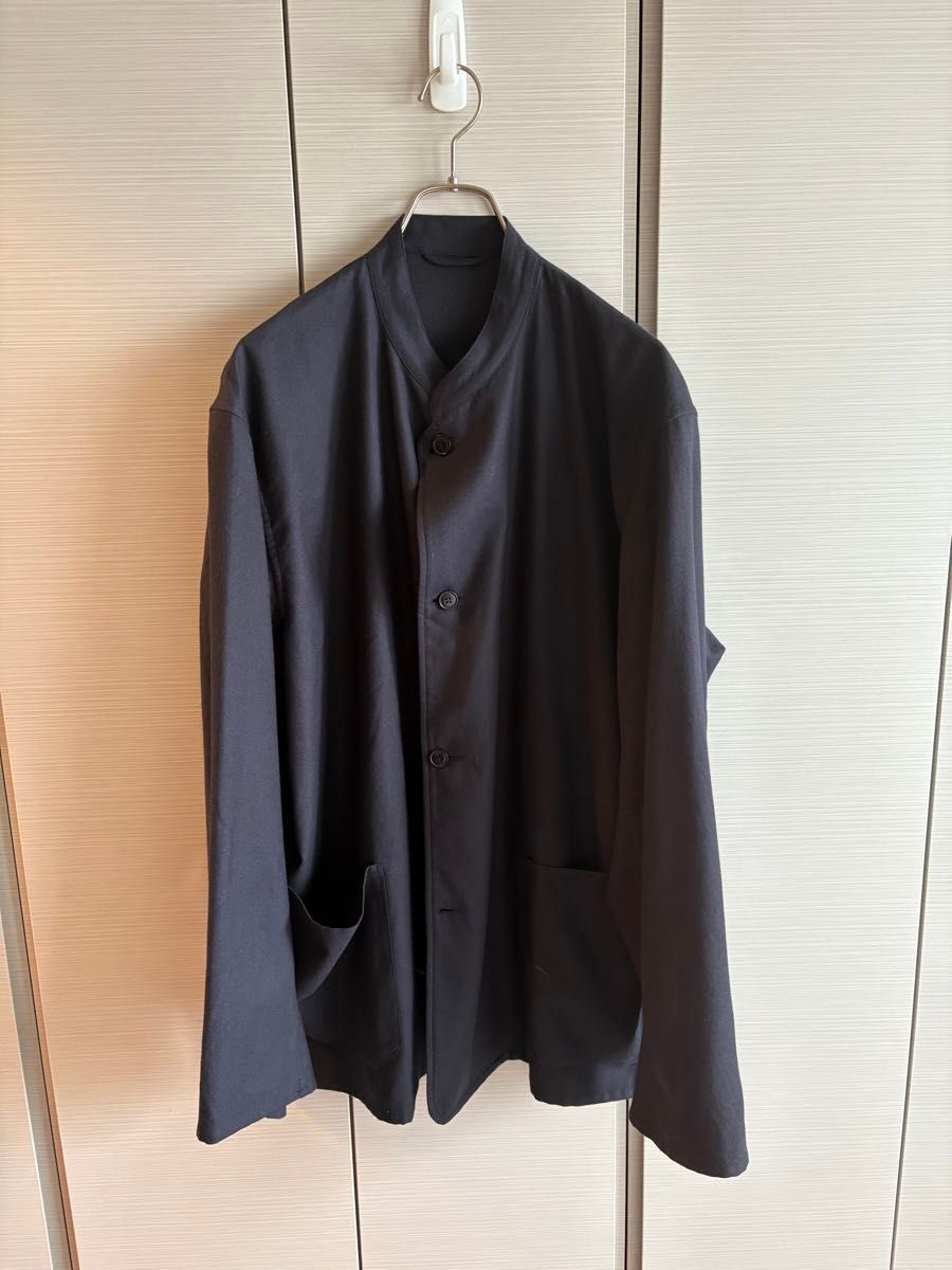 COMOLI 21AW ウールフラノスタンドカラージャケット|Yahoo COMOLI 21AW ウールフラノスタンドカラージャケット|Yahoo