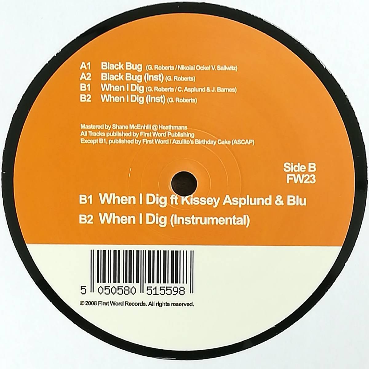 新品未使用 Kid Kanevil / When I Dog Ft.Kissey Asplund, Blu & Taprik Sweeyze 12inchレコード　送料無料 (0534)