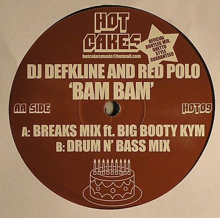 新品未使用 DJ DEFKLINE & RED POLO / BAM BAM 12inchレコード　送料無料 (0228)