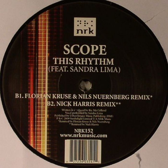 新品未使用 Scope Ft Sandra Lima / This Rhythm 12inchレコード　送料無料 (0897)_画像2