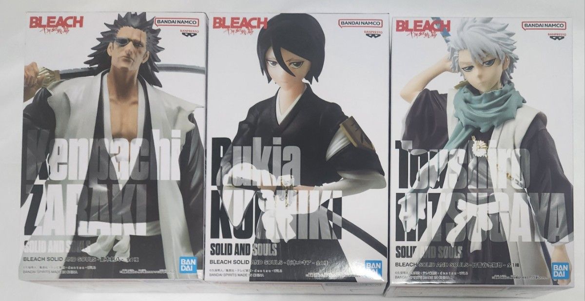 BLEACH 千年血戦篇 SOLID AND SOULS フィギュア 3種セット 更 BLEACH 千年血戦篇 SOLID AND SOULS フィギュア 3種セット 更