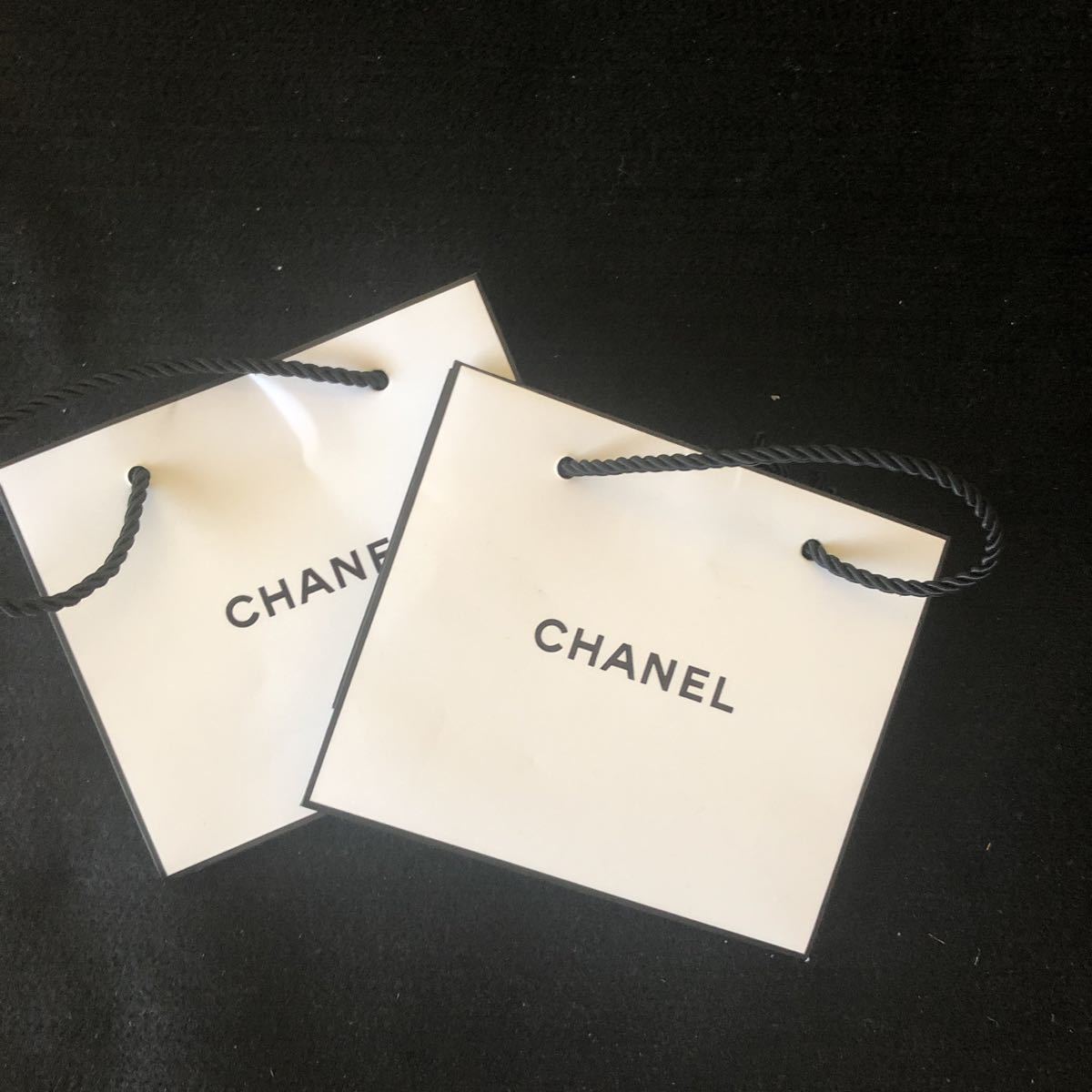 ◆　 CHANEL/シャネル【　紙袋　ミニサイズ　 】２枚セット　◆_画像1