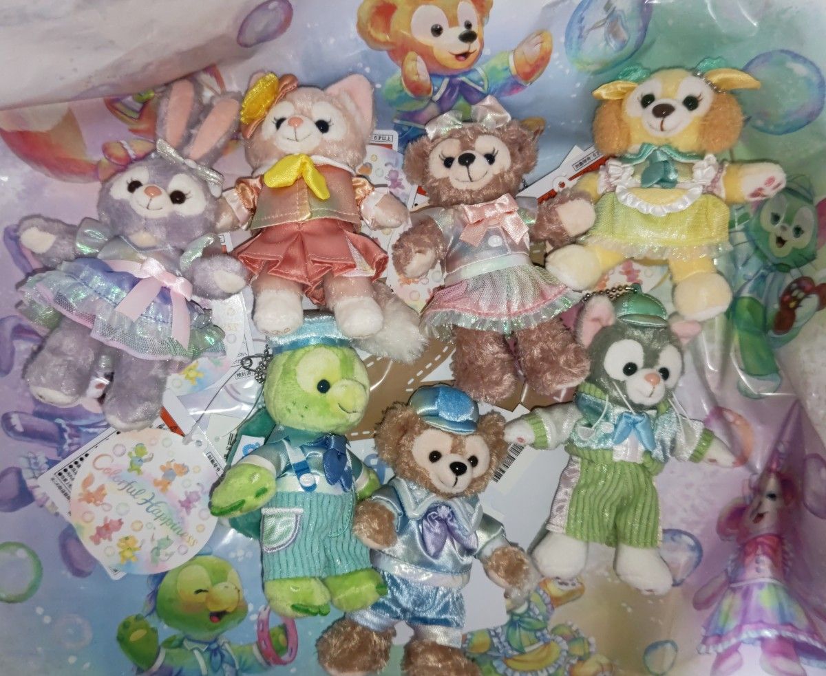 東京ディズニーシー ダッフィー&フレンズ 20周年 カラフル 東京ディズニーシー ダッフィー&フレンズ 20周年 カラフル