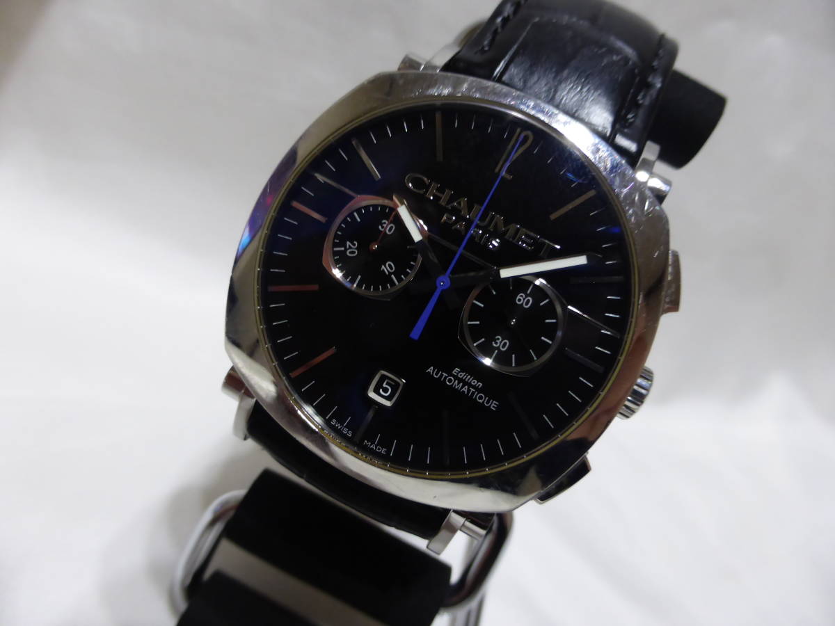 CHAUMET ショーメ ダンディ クロノグラフ W11290‐30A 自動巻 メンズ 腕時計