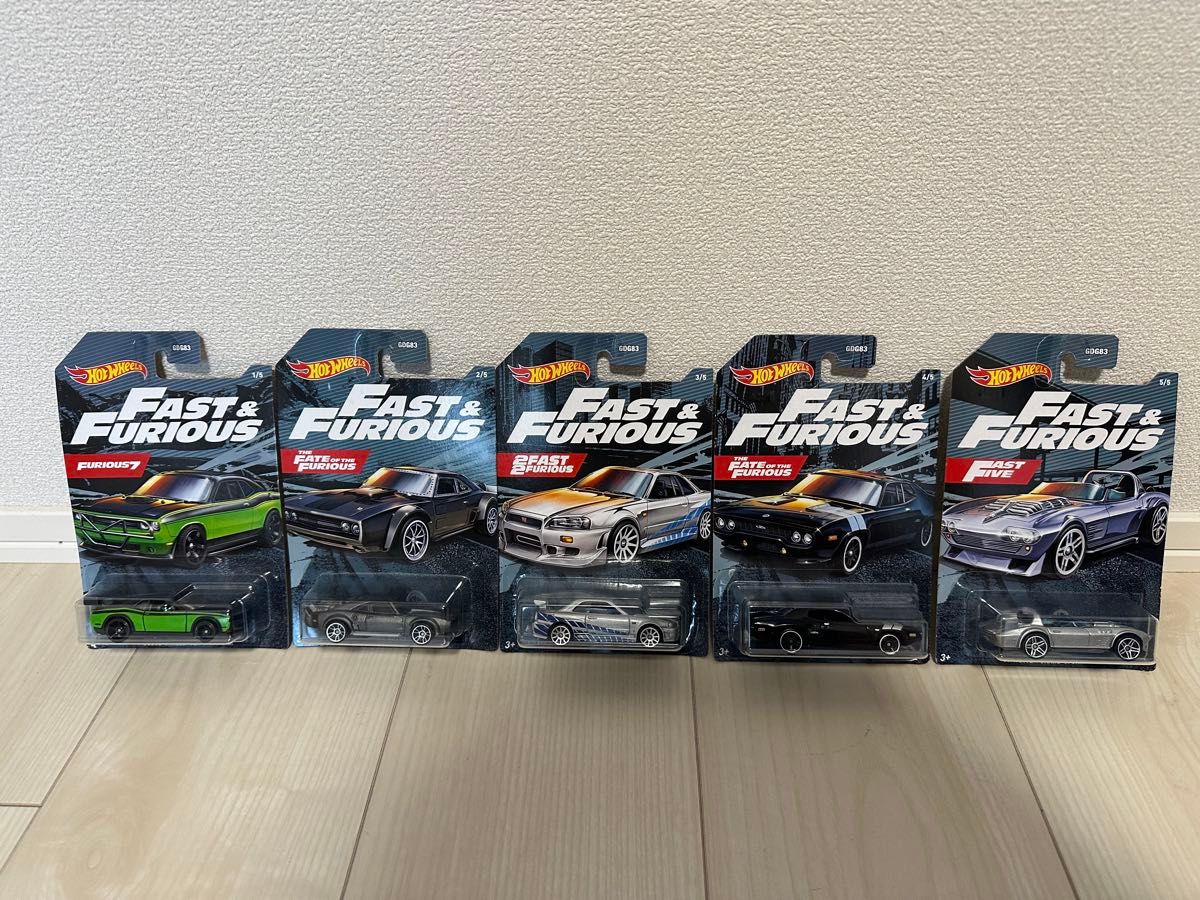ホットウィール ワイルドスピード 5点セット FAST&FURIOUS 新品 ホットウィール ワイルドスピード 5点セット FAST&FURIOUS 新品