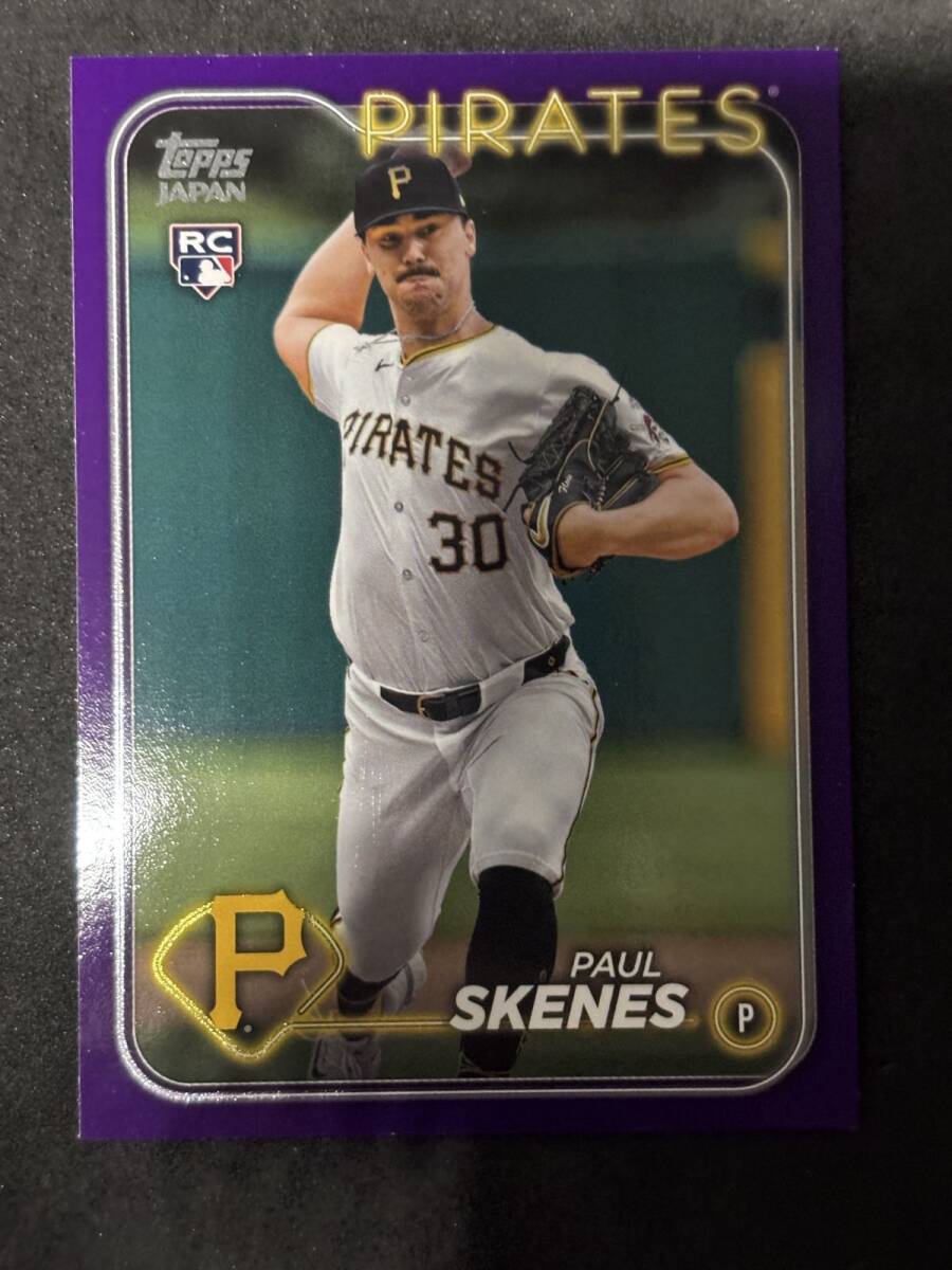 2024 Topps Japan Edition Baseball Paul Skenes Purple /50 RC 2024 Topps Japan Edition Baseball Paul Skenes Purple /50 RC