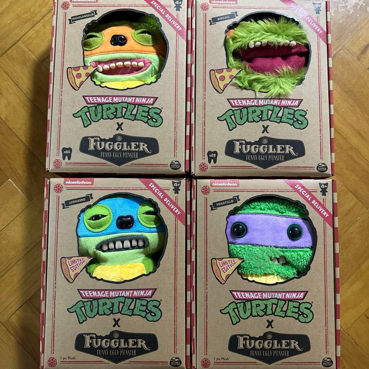 新品 Fuggler タートルズ 4体セット TEENAGE MUTANT NINJA TURTLES × FUGGLER 4体セット タートルズ