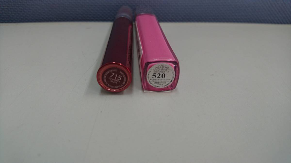 ■REVLON レブロン リップカラー リップラッカー 化粧品 まとめて2点 C_画像3