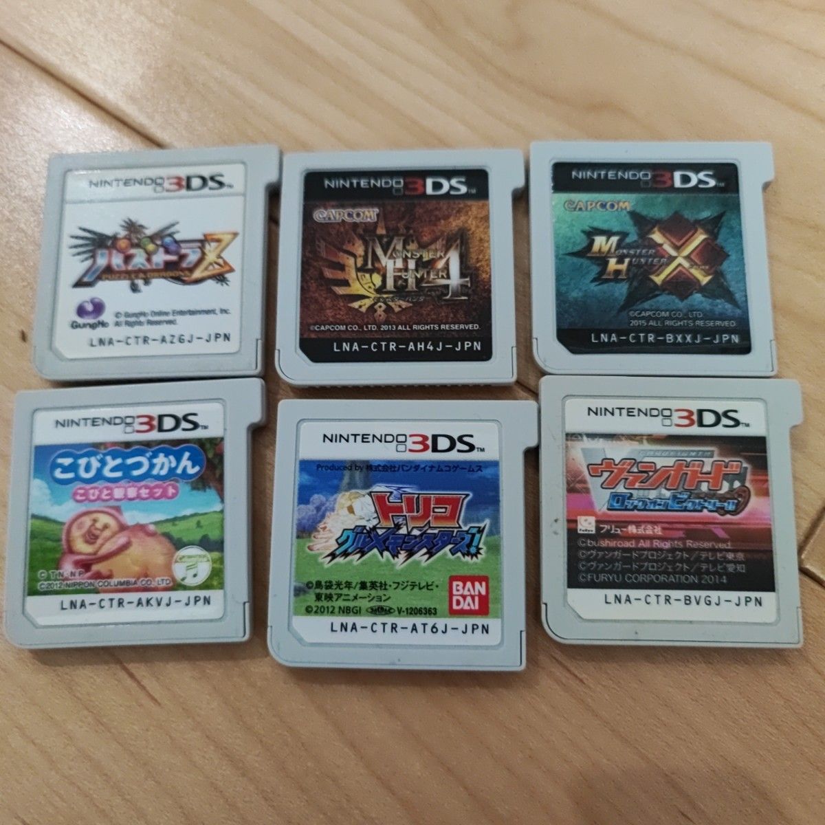 3DS 6個セット パズドラZ モンハン ソフトのみ こびとづかん 3DS 6個セット パズドラZ モンハン ソフトのみ こびとづかん