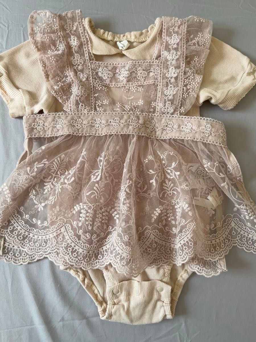 バースデー、cottoli、ロンパース80