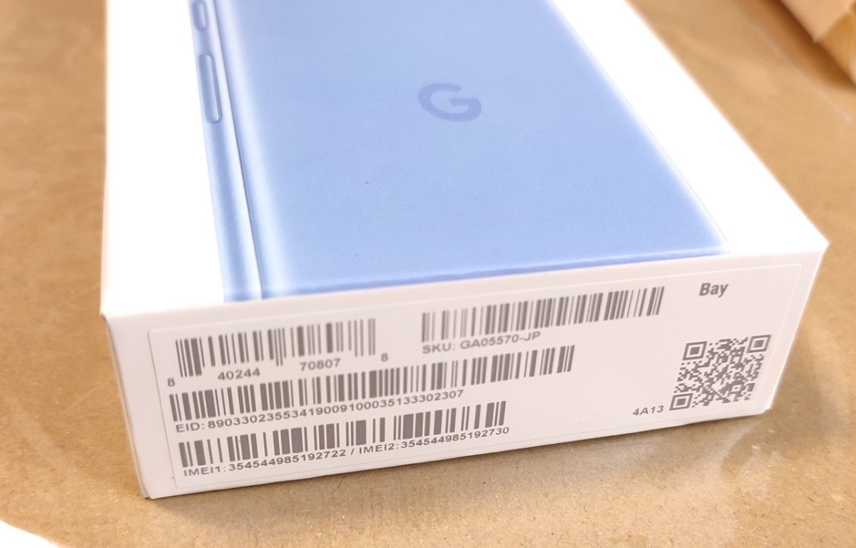 Google Pixel 8a ベイ 青色 128GB SIMフリー UQ 残債なし 新品未 Google Pixel 8a ベイ 青色 128GB SIMフリー UQ 残債なし 新品未