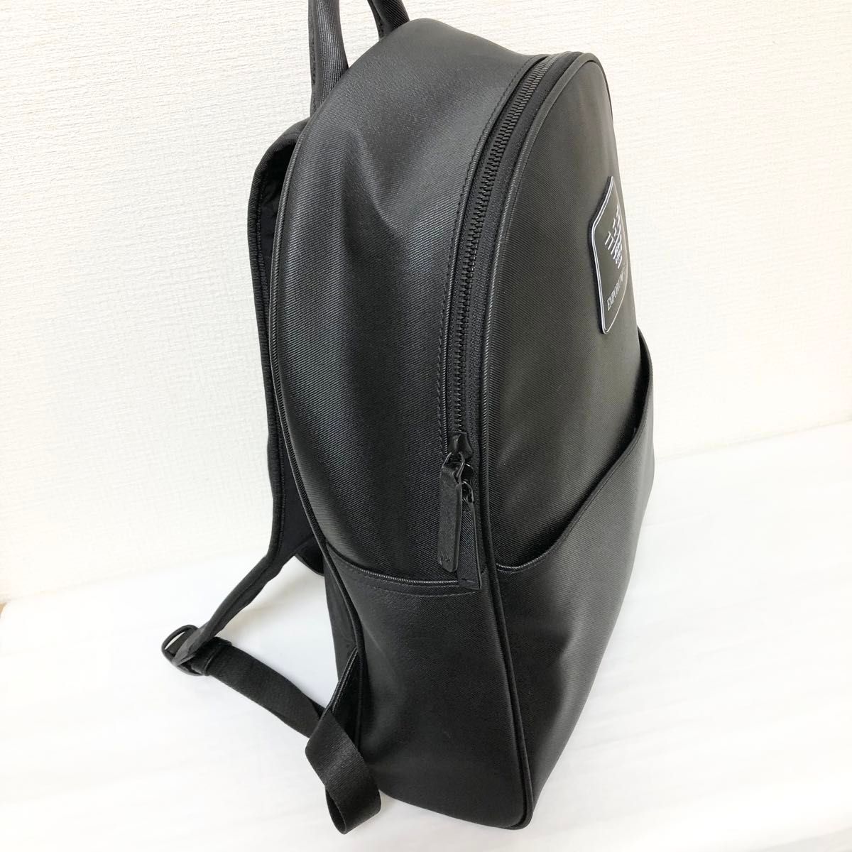 美品 EMPORIO ARMANI アルマーニ リュック ナイロン ブラック 美品 EMPORIO ARMANI アルマーニ リュック ナイロン ブラック