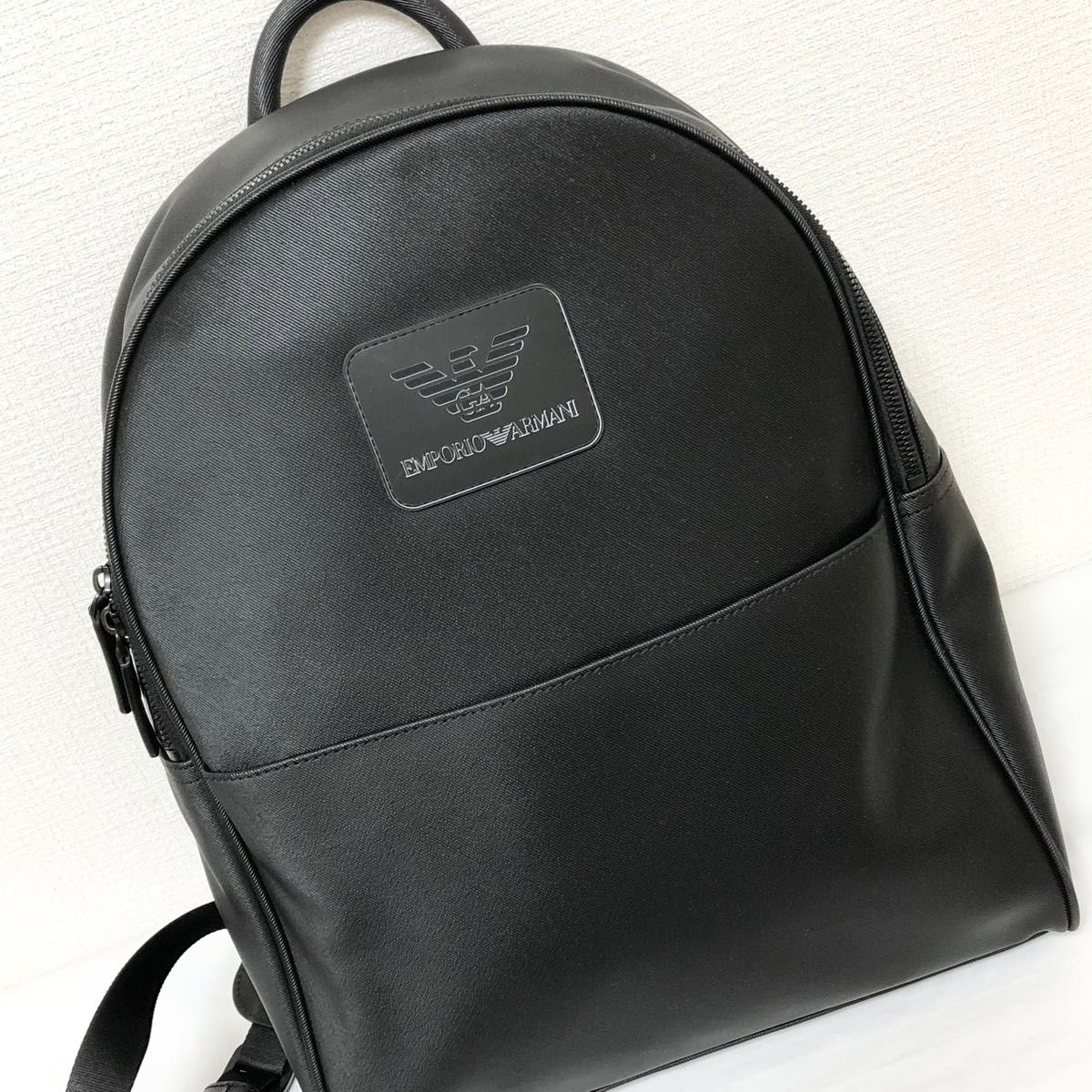 美品 EMPORIO ARMANI アルマーニ リュック ナイロン ブラック 美品 EMPORIO ARMANI アルマーニ リュック ナイロン ブラック