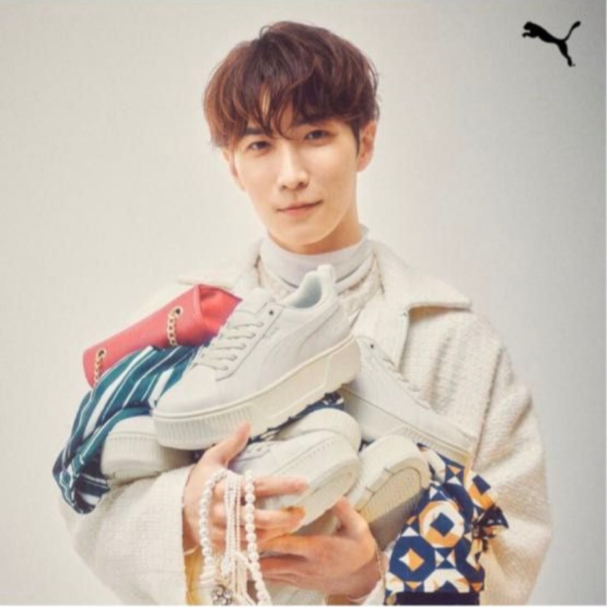 SnowManコラボPUMA/渡辺翔太モデル 靴 スニーカー ホワイト 24 SnowManコラボPUMA/渡辺翔太モデル 靴 スニーカー ホワイト 24