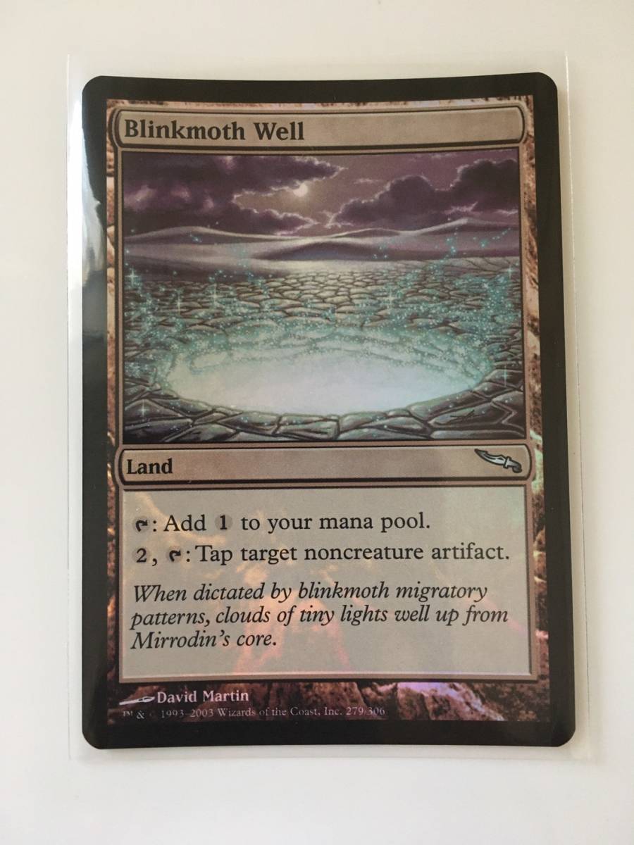 MTG　Blinkmoth Well/ちらつき蛾の井戸　(MRD/ミラディン,英) 1枚(Foil)_画像1