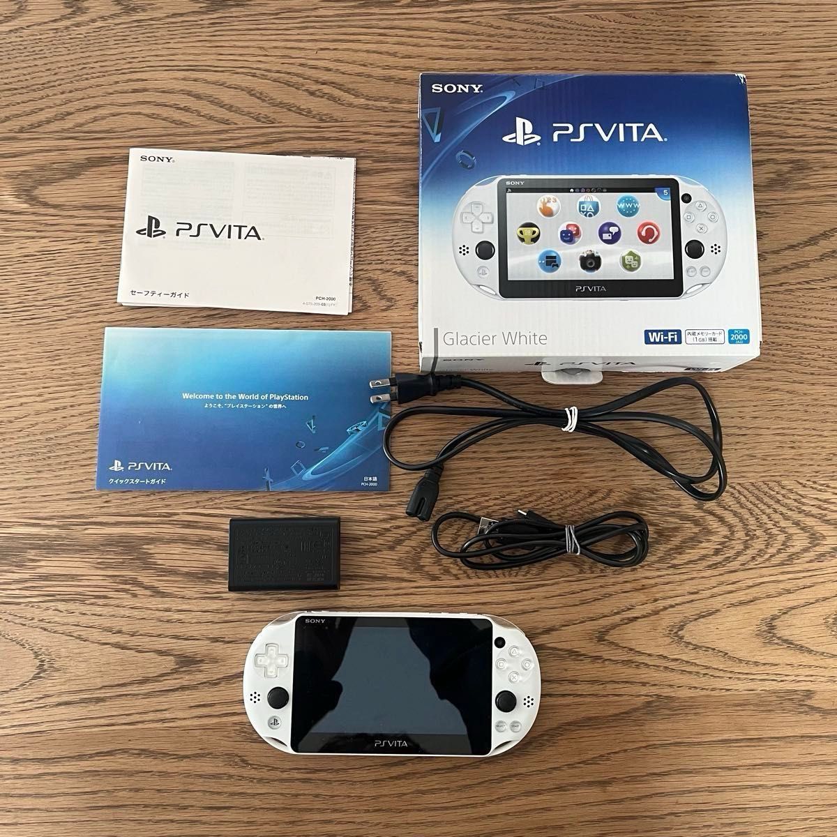 PSVITA PCH-2000 ZA22 本体 グレイシャー・ホワイト 【 箱 説明 PSVITA PCH-2000 ZA22 本体 グレイシャー・ホワイト 【 箱 説明